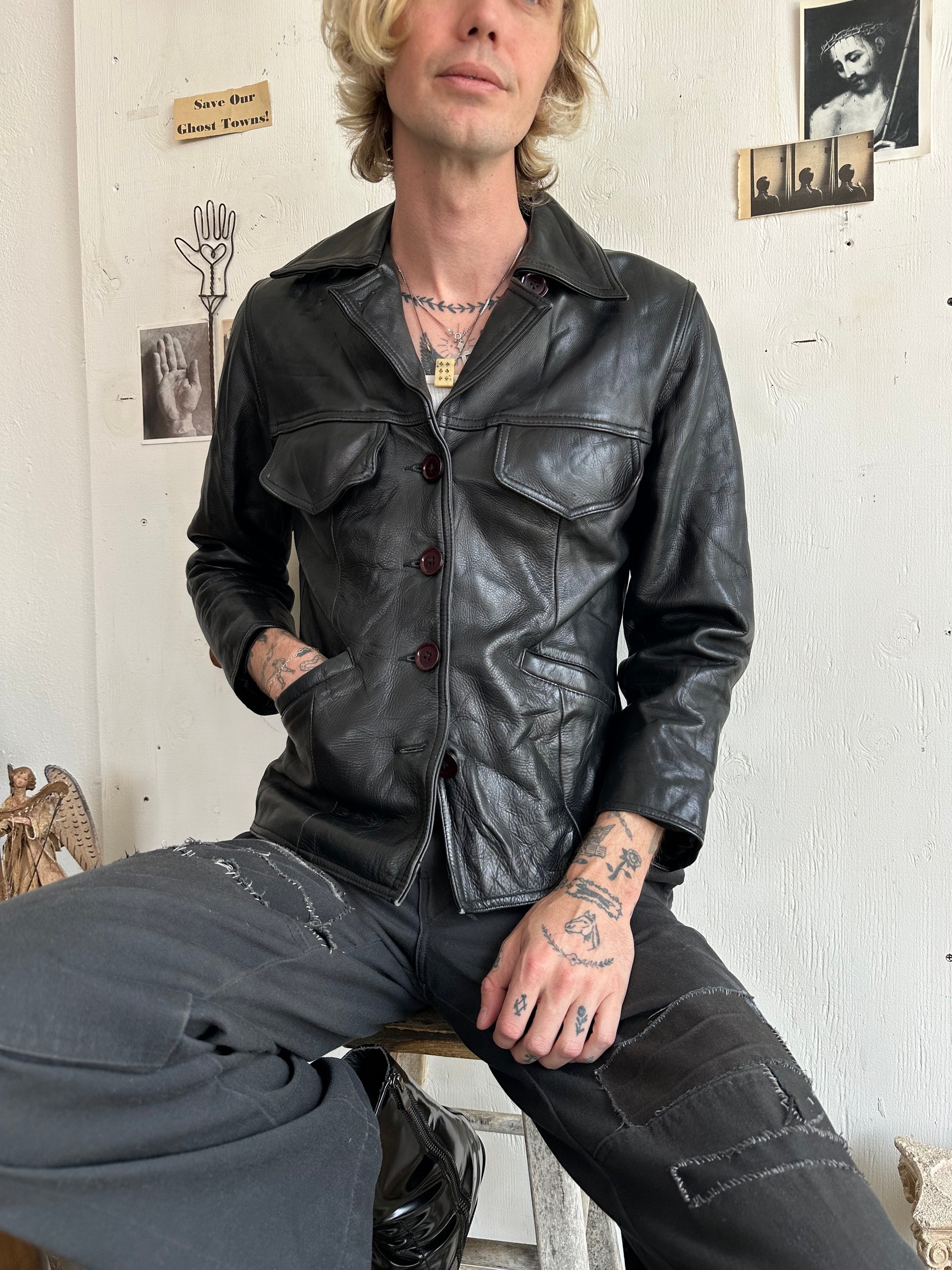 1980s Leather Jacket