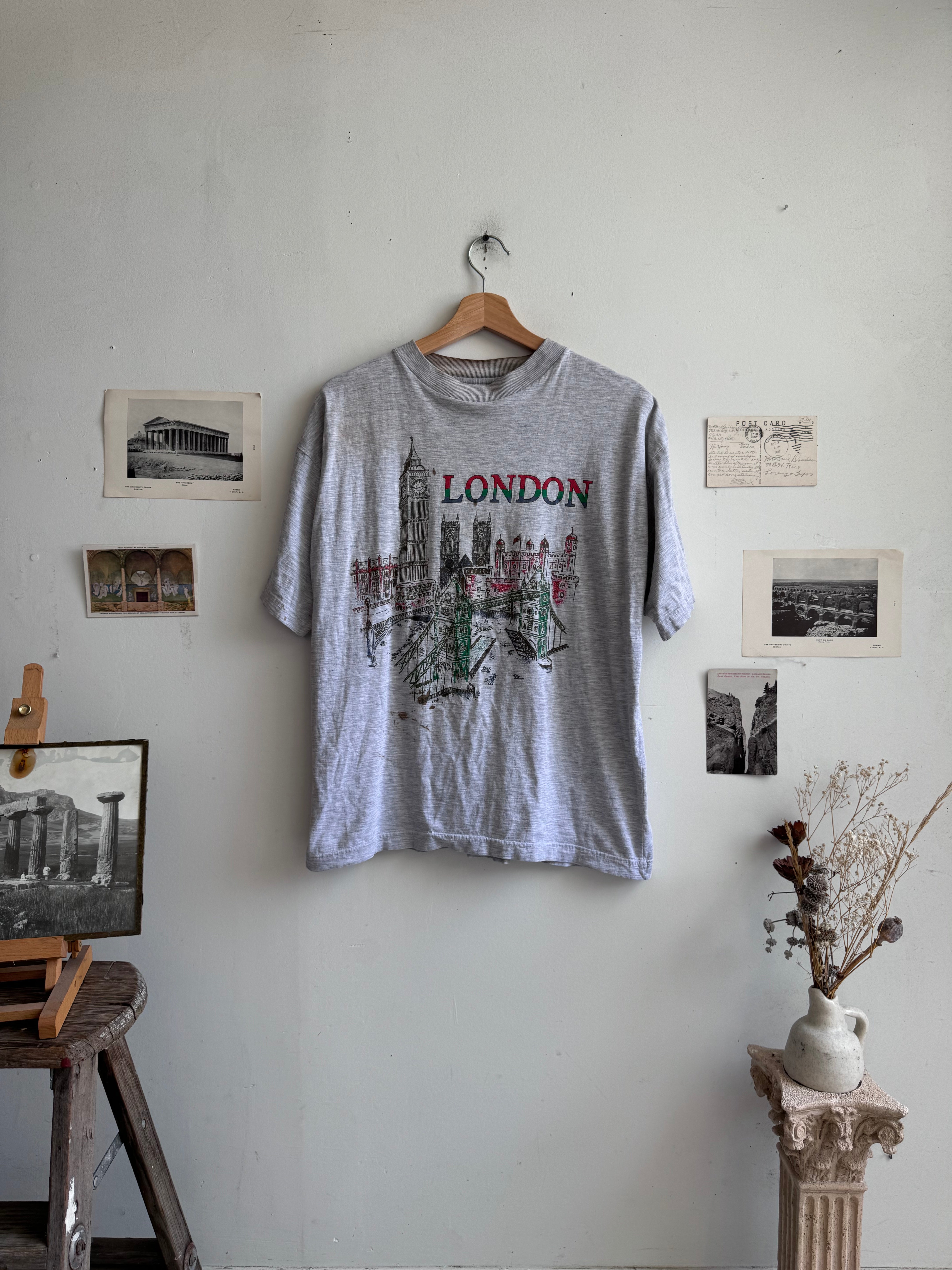 1980s Stained London Tee (Boxy L)