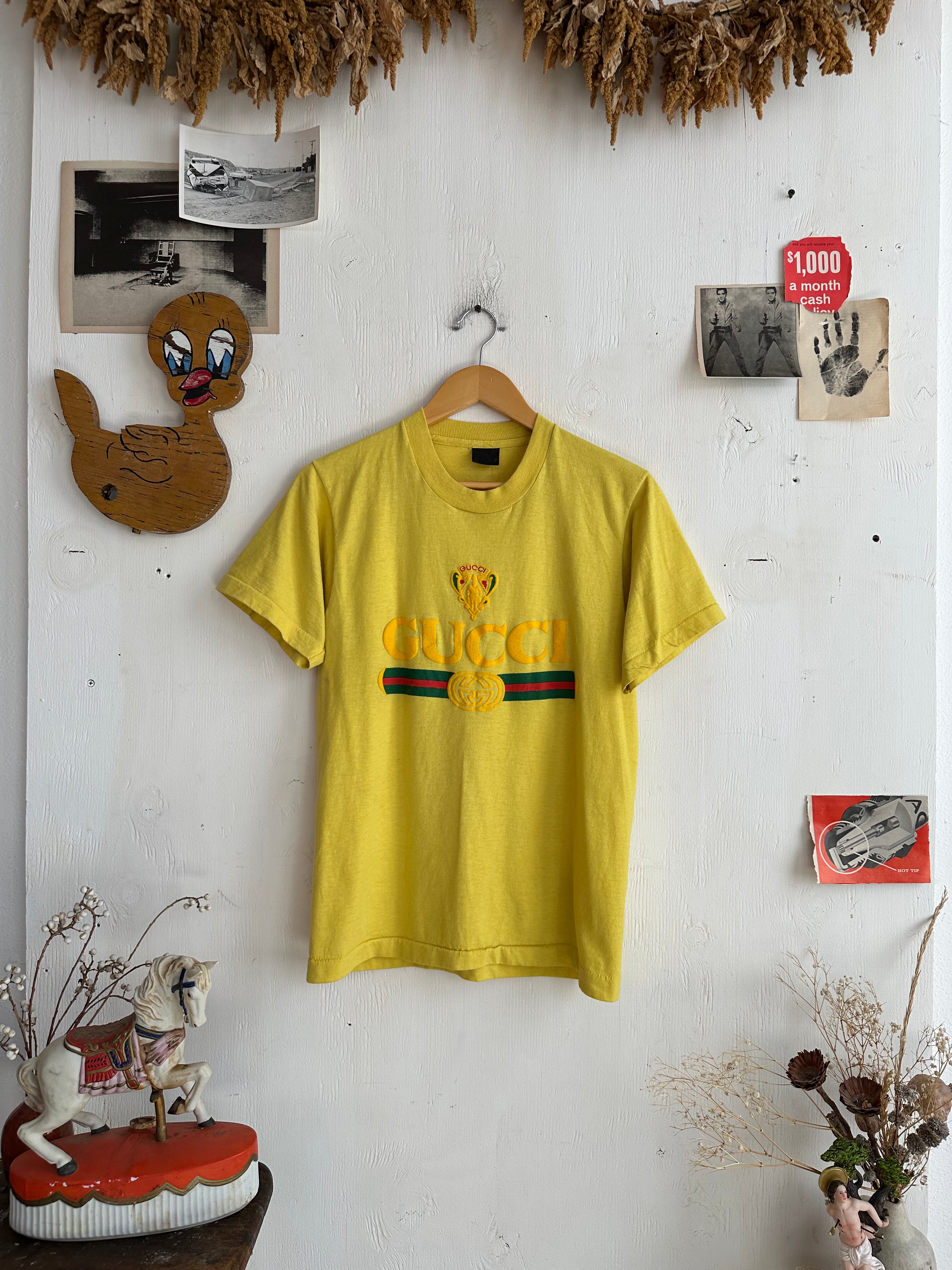1980s Gucci Bootleg Tee (M)