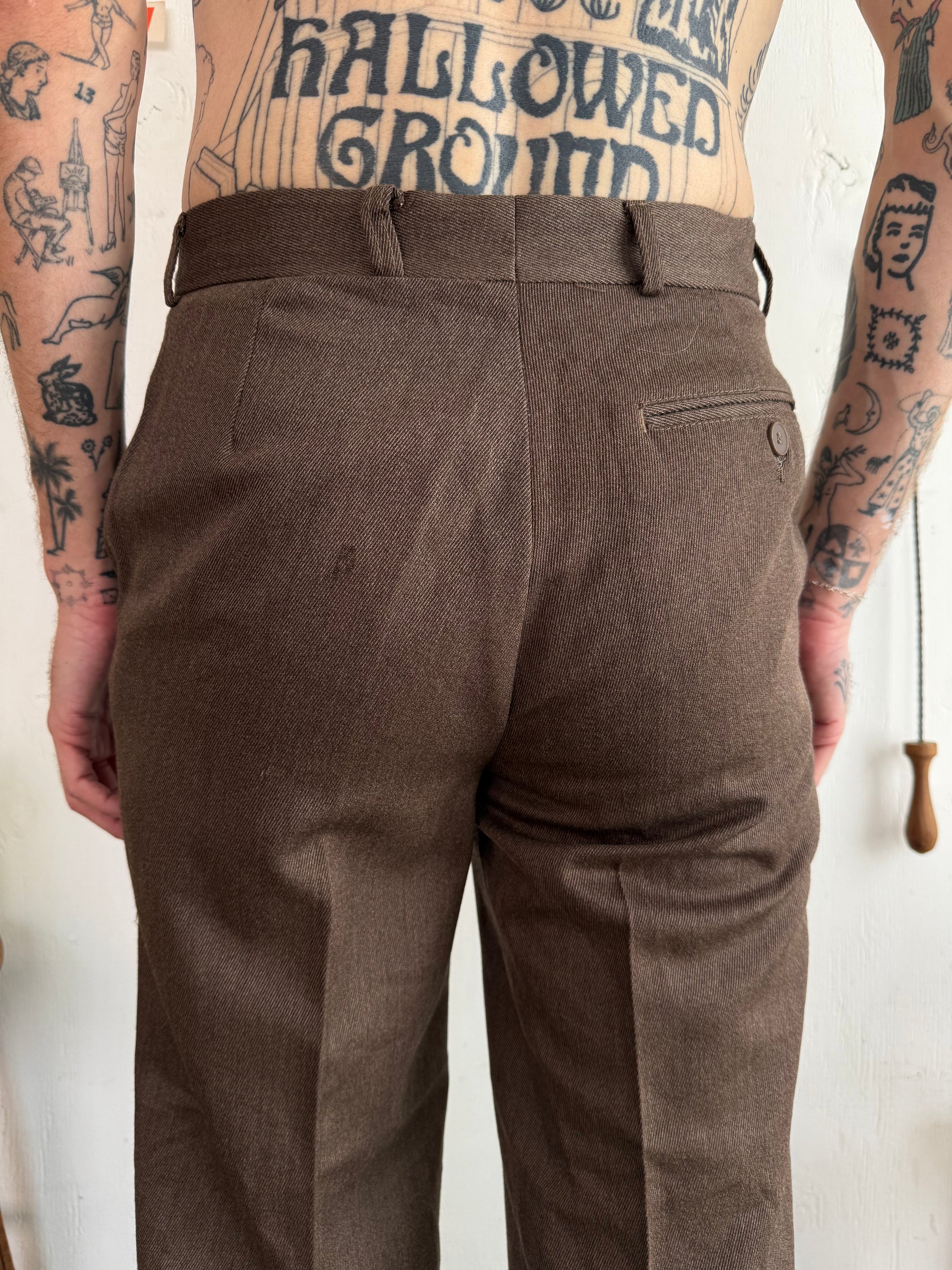 1980s Saint Laurent Wool Trousers