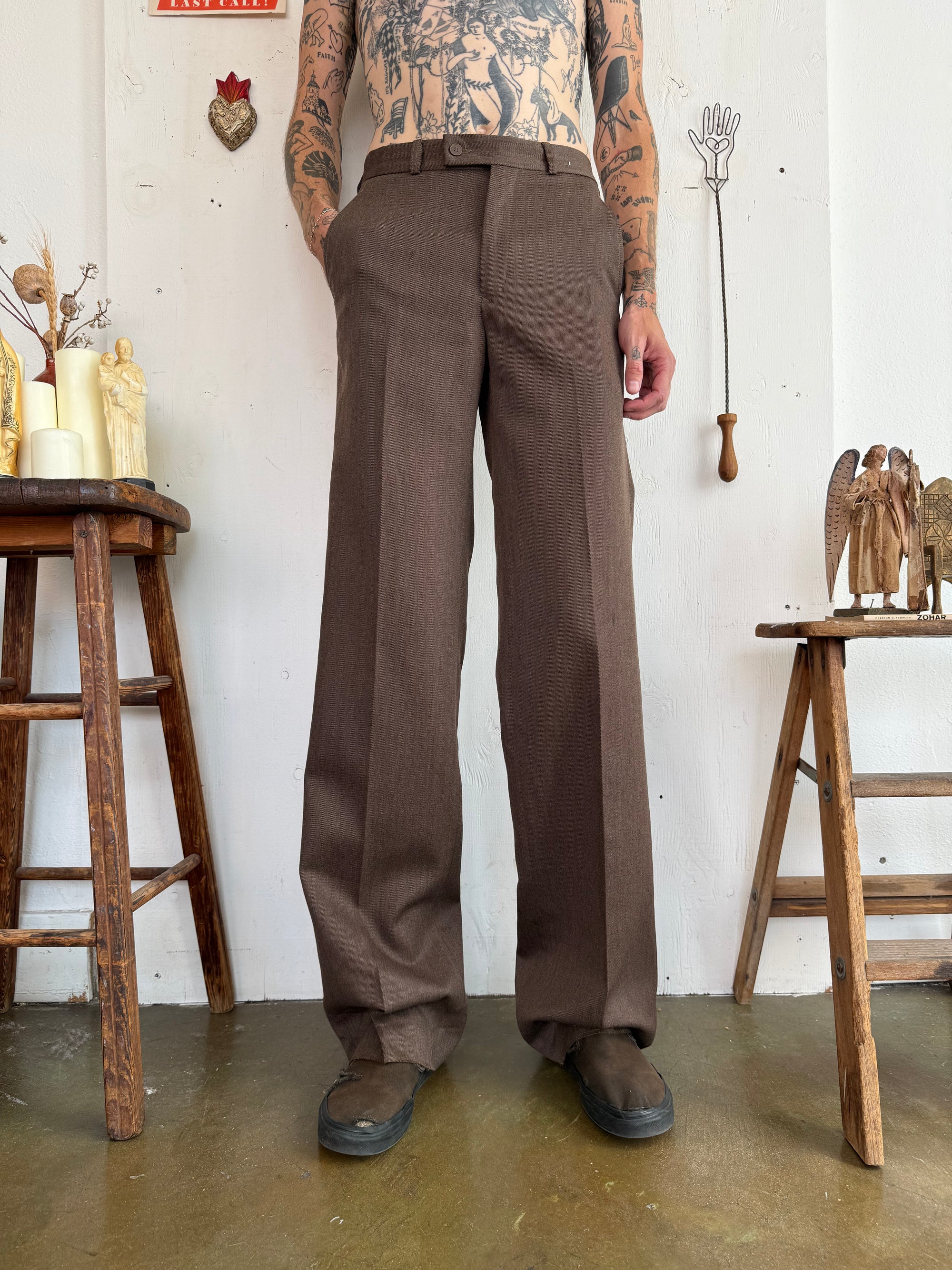1980s Saint Laurent Wool Trousers