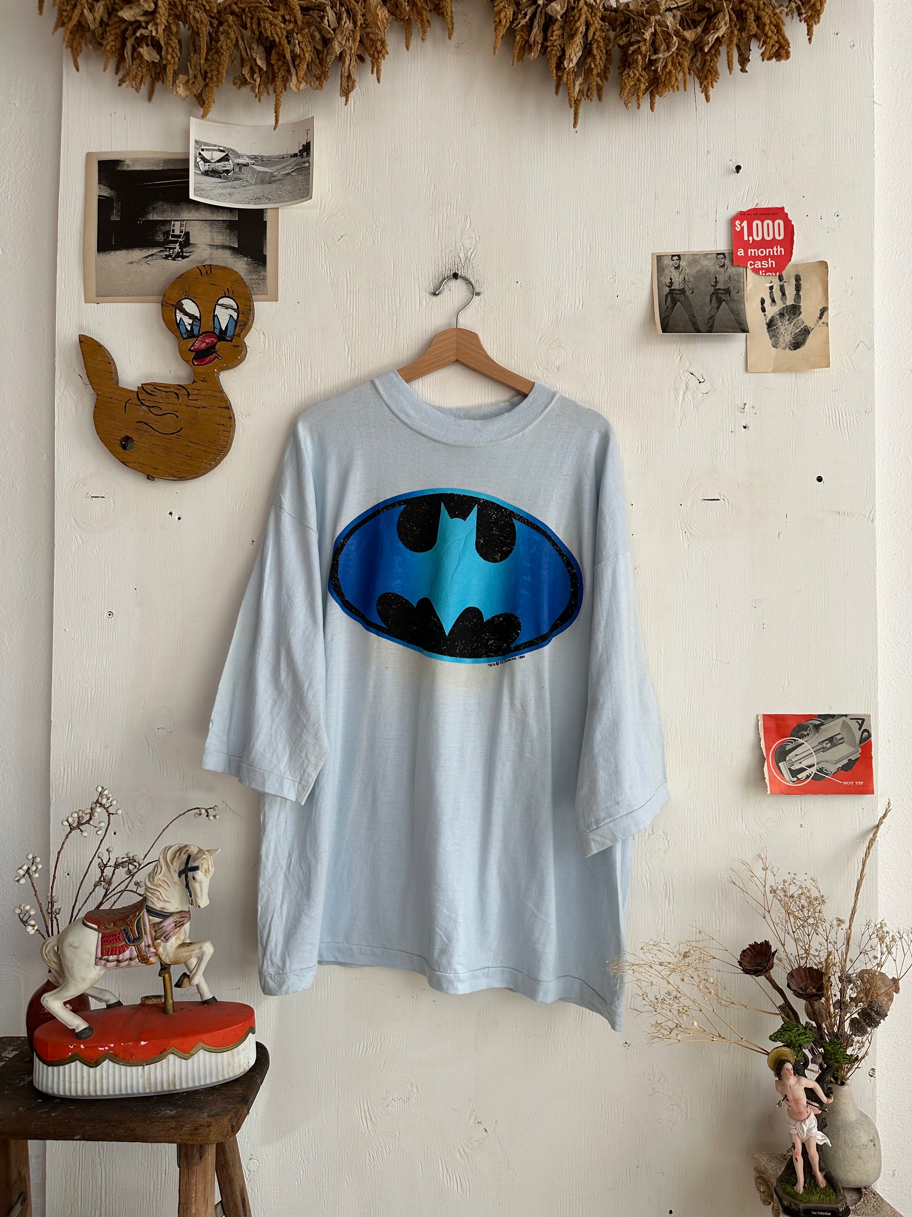 1980s Oversized Batman T-Shirt (Boxy XXL)