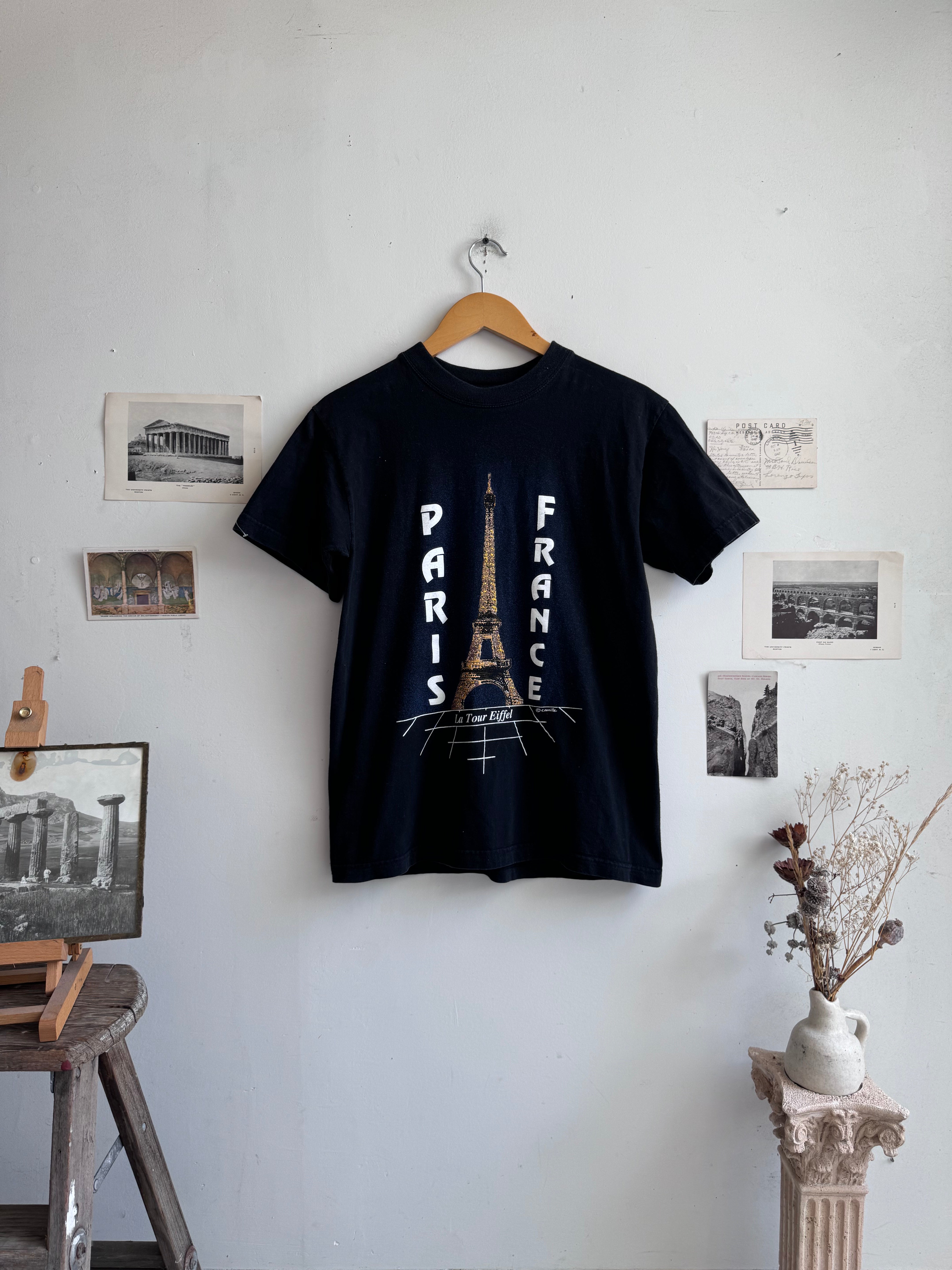 1990s Paris Eiffel Tower Tee (M)