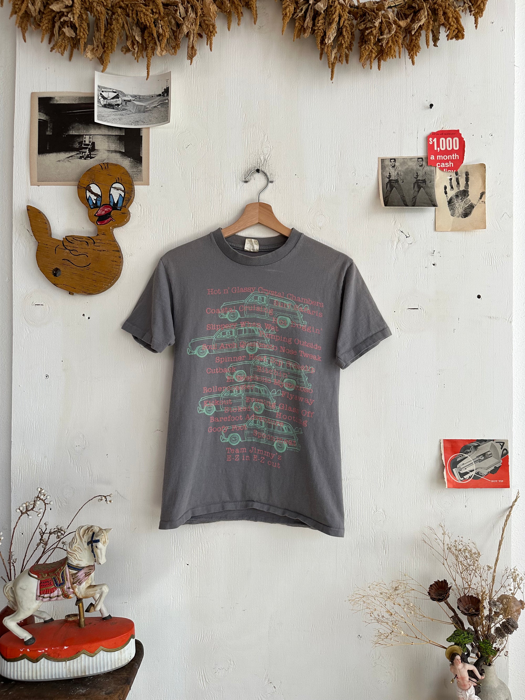 1980s Pop Art Surf Tee (S/M)