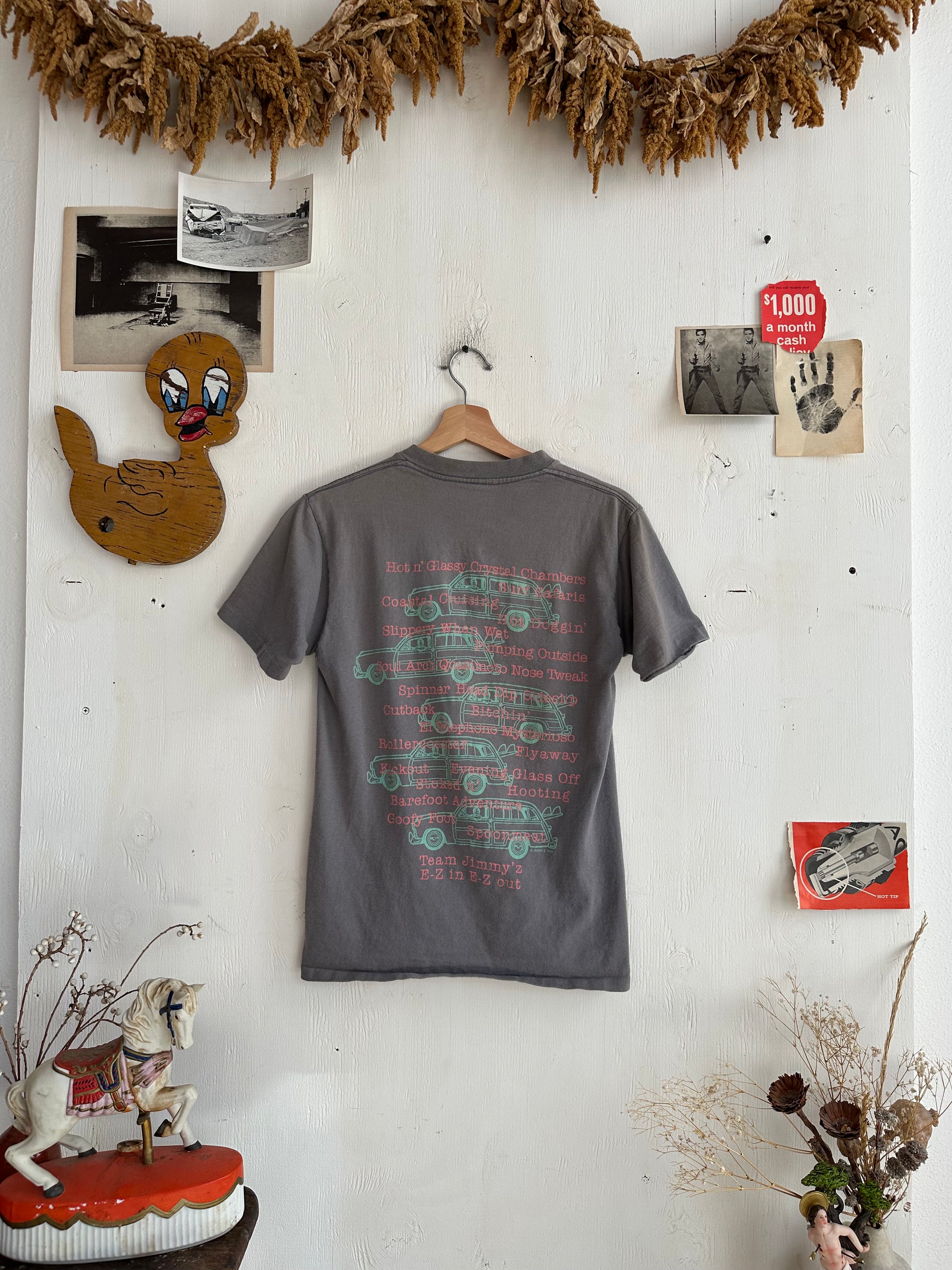 1980s Pop Art Surf Tee (S/M)