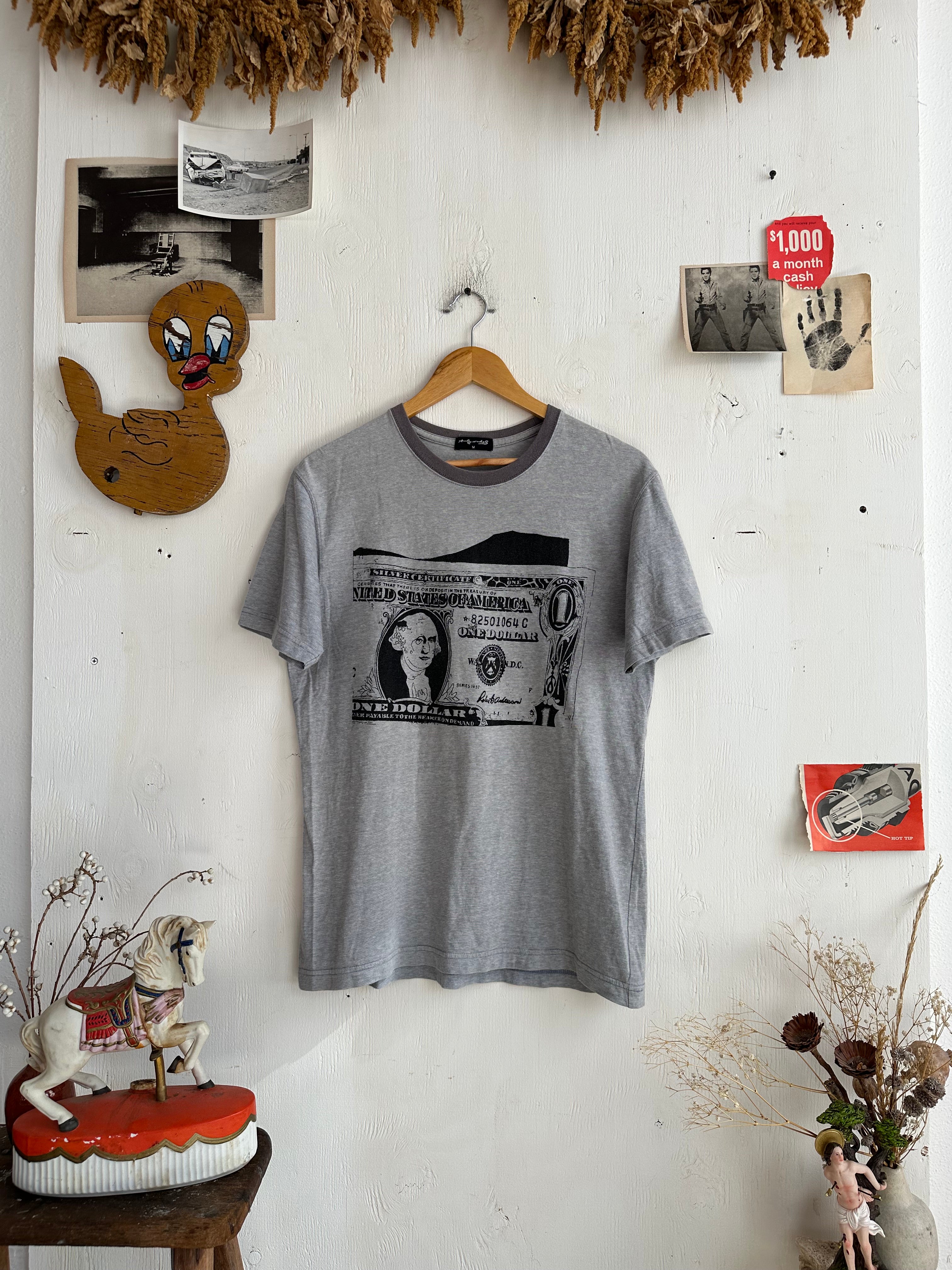2000s Andy Warhol Dollar Bill Tee (M)