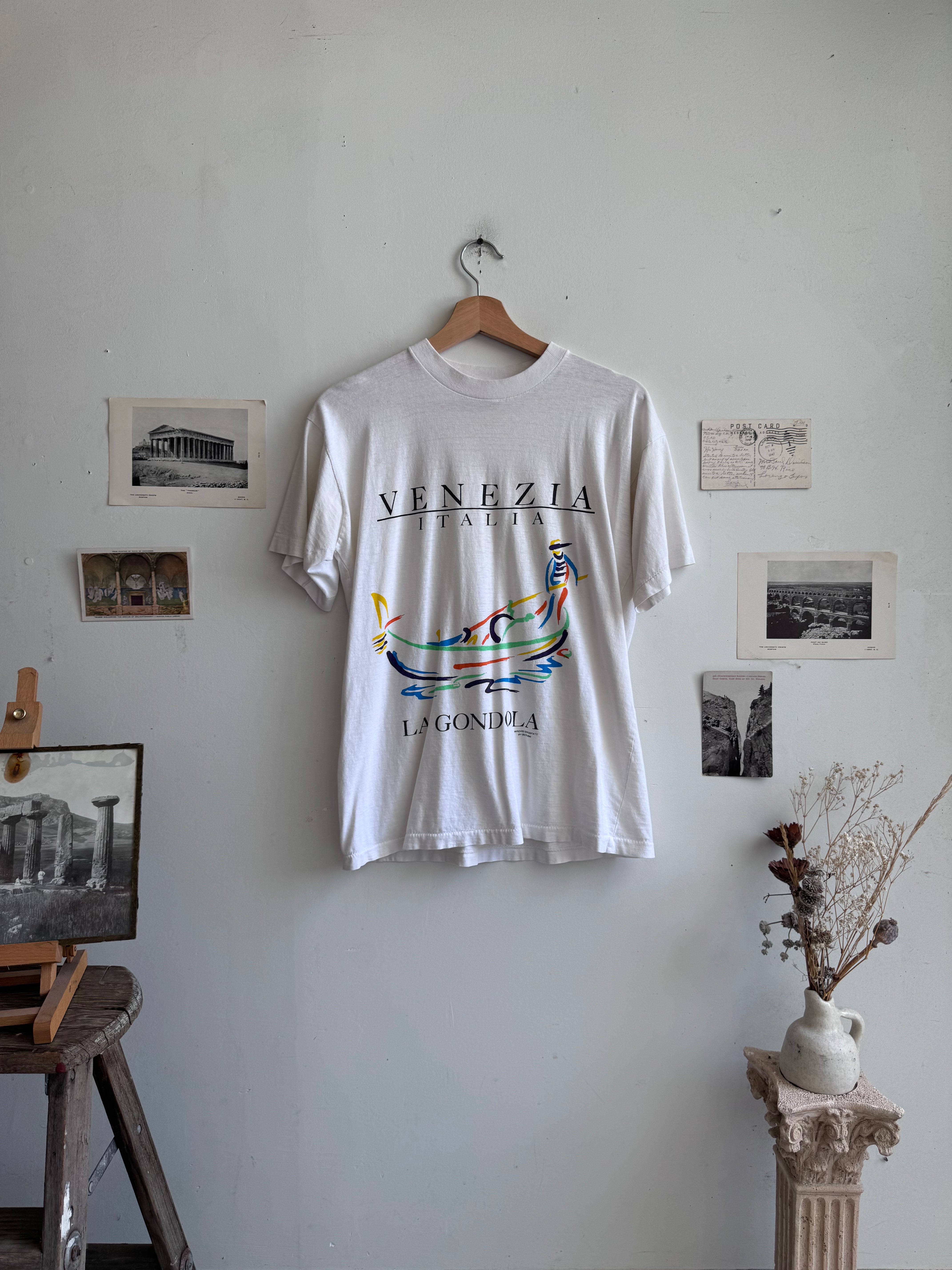 1980s Well-Worn Venice Italy Tee (M/L)