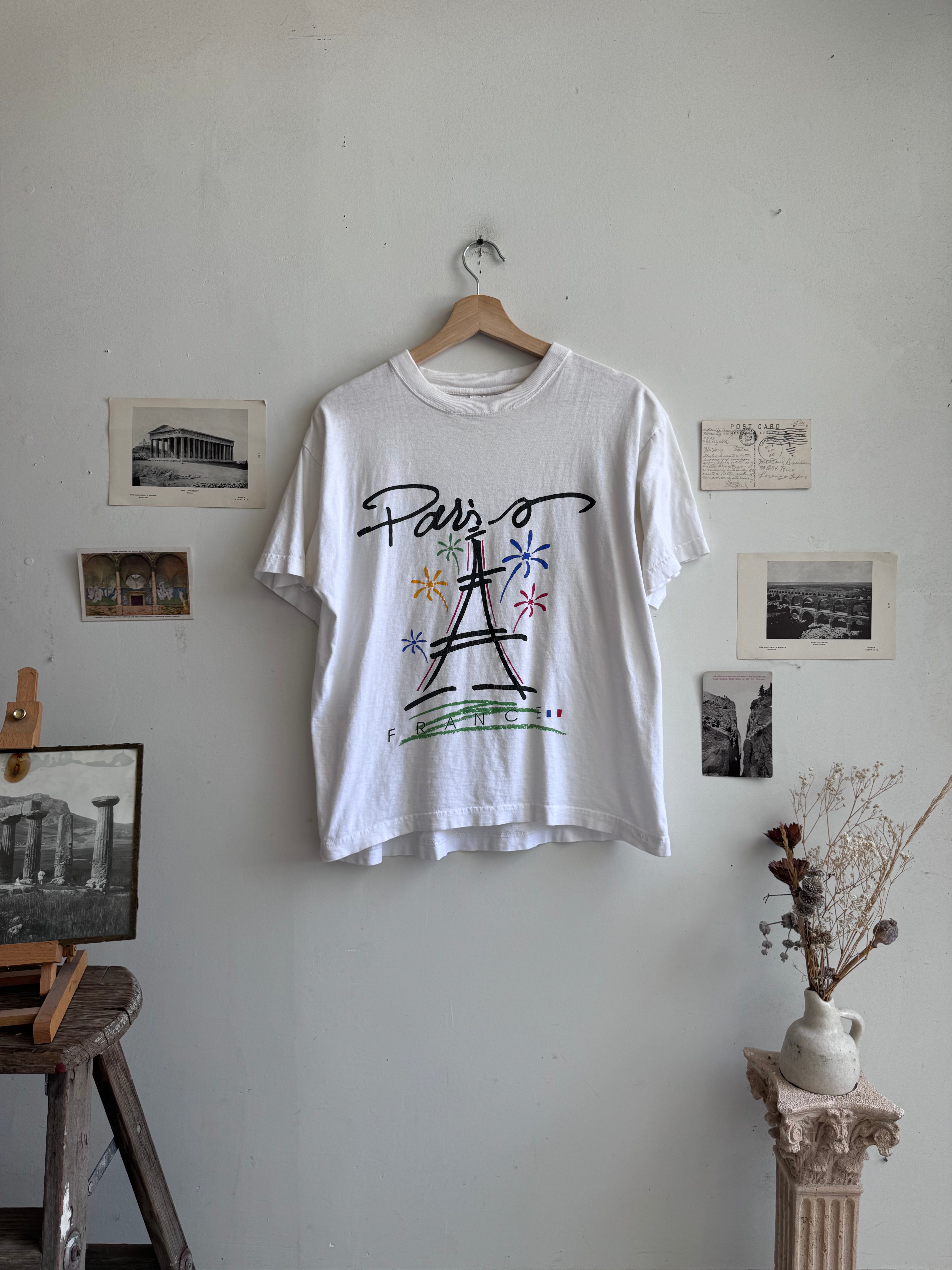 1990s Paris Tee (Boxy L)