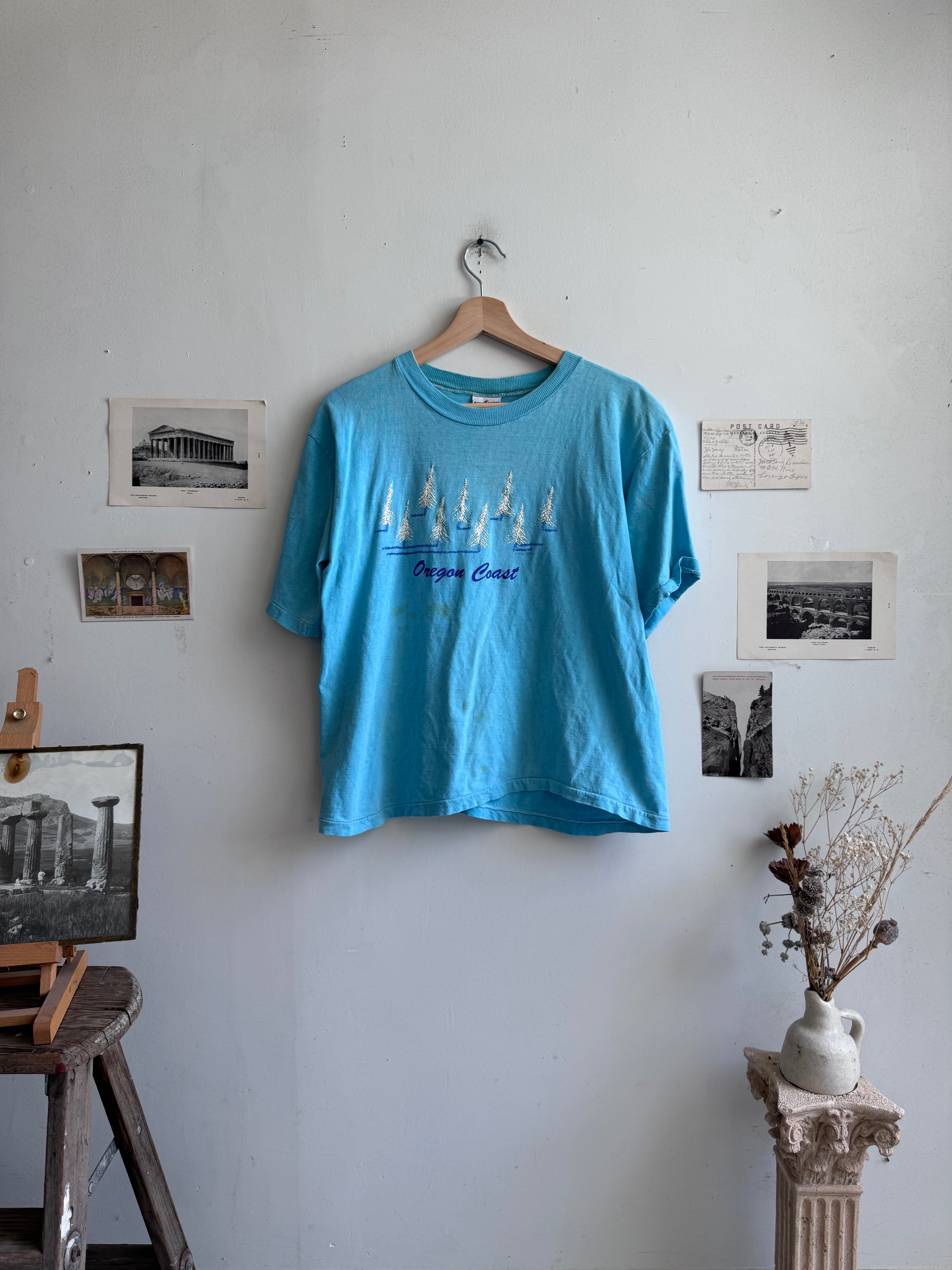 1980s Sunfaded Oregon Coast Tee (Boxy M)