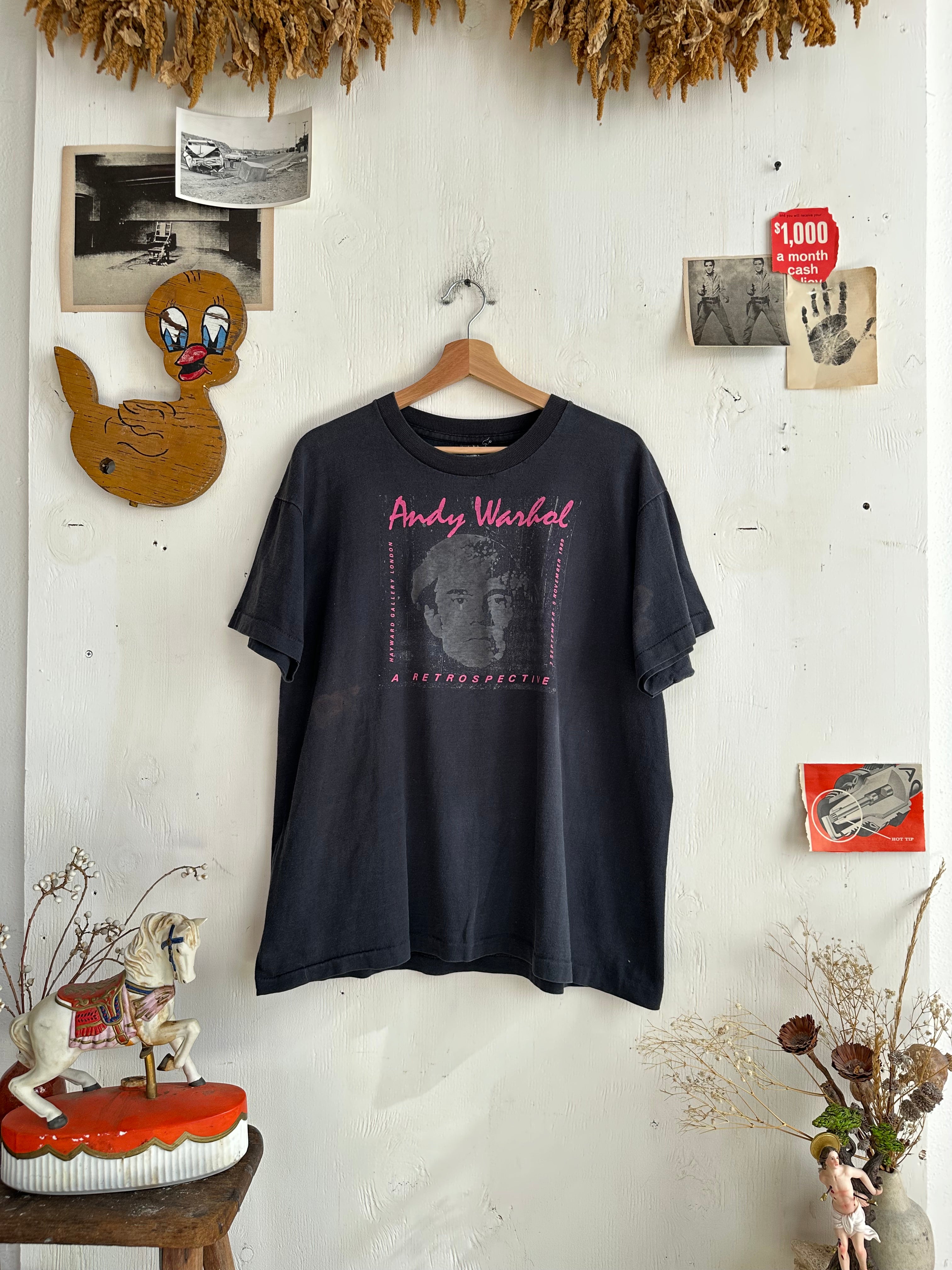 1989 Andy Warhol Retrospective T-Shirt (Boxy M)