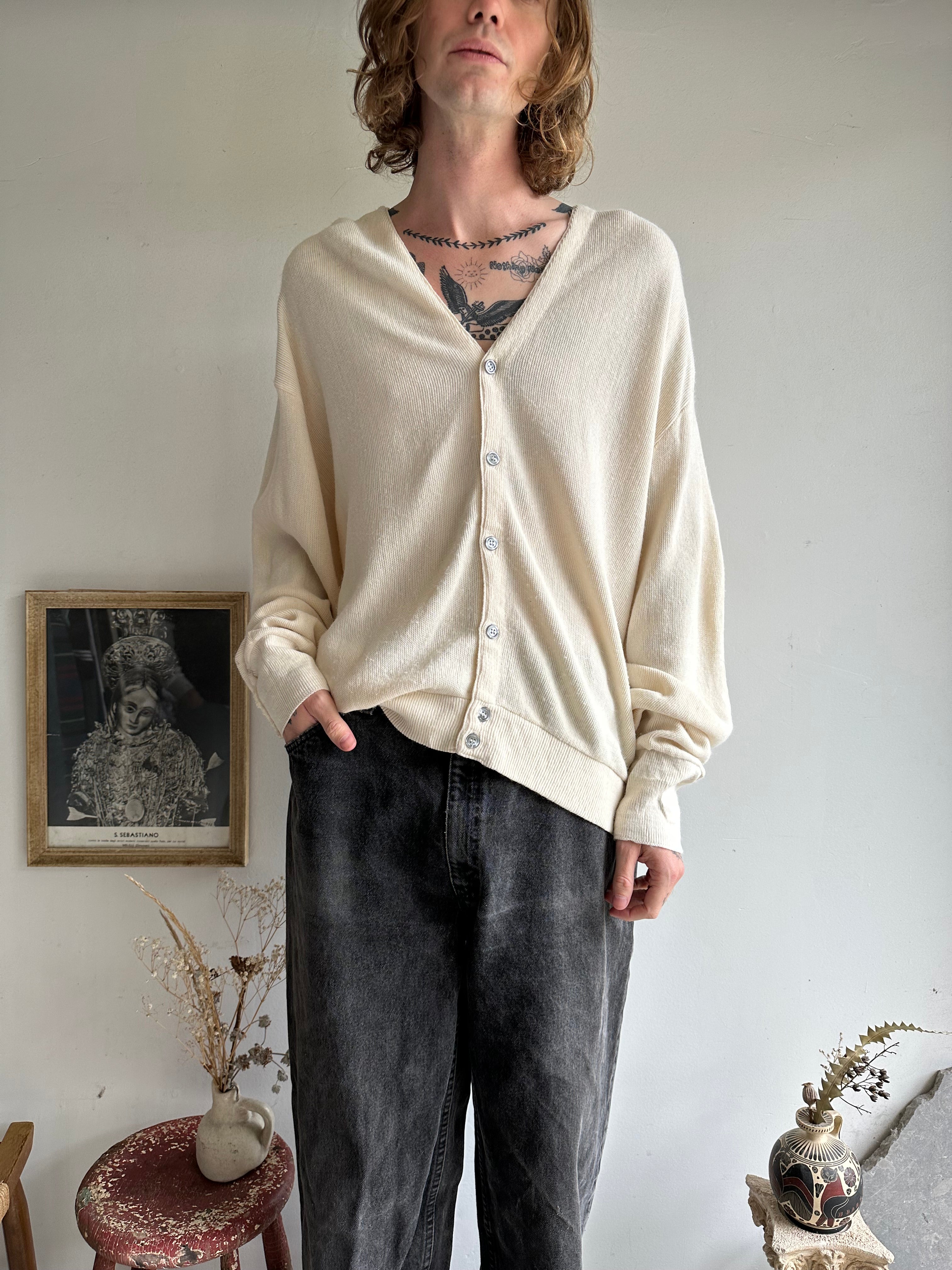 1980s Baggy Cardigan (Boxy XL)