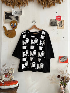 1990s Pop Art Portrait T-Shirt (Boxy L)