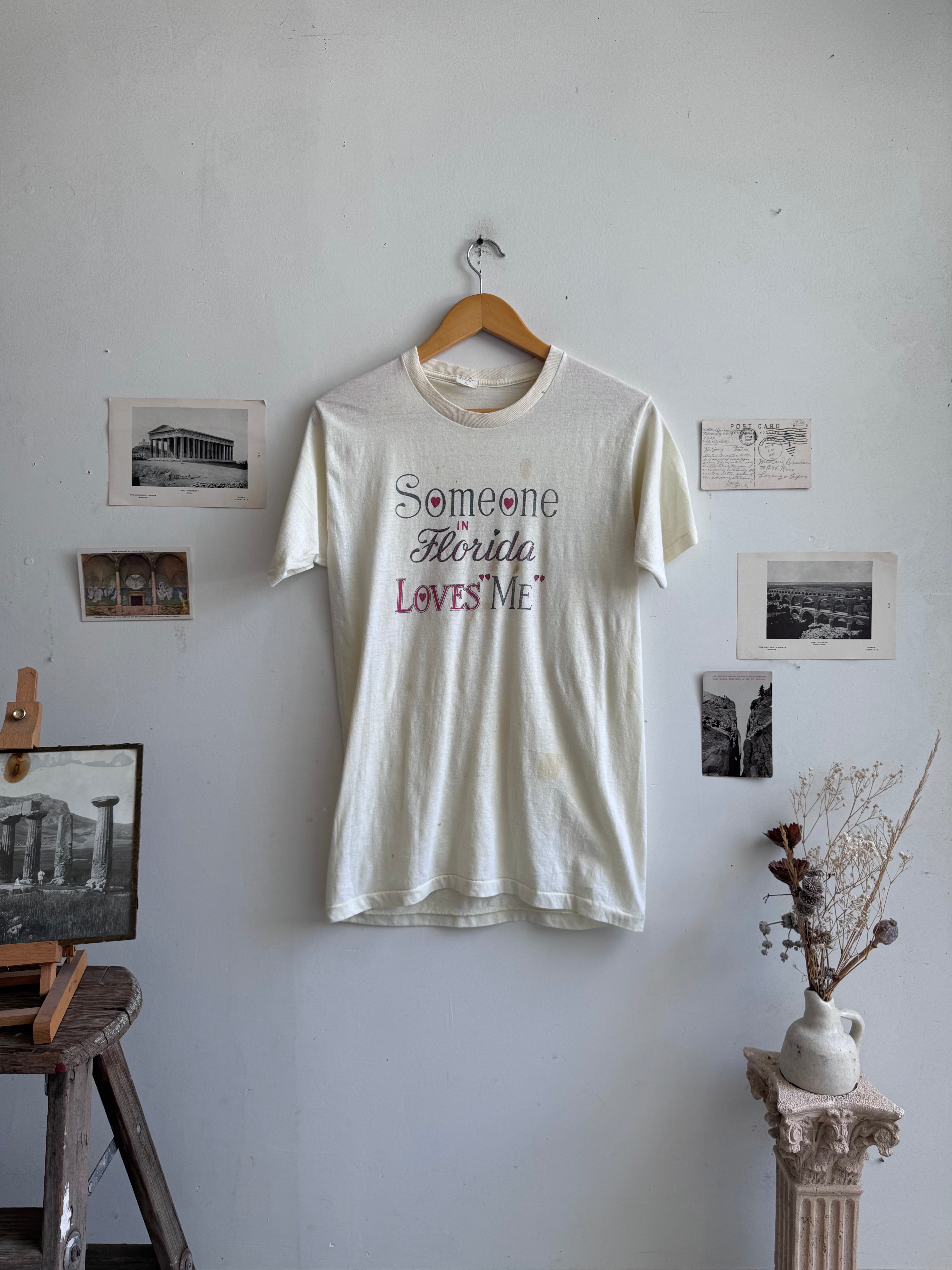 1980s Someone In Florida Loves Me T-Shirt (L)