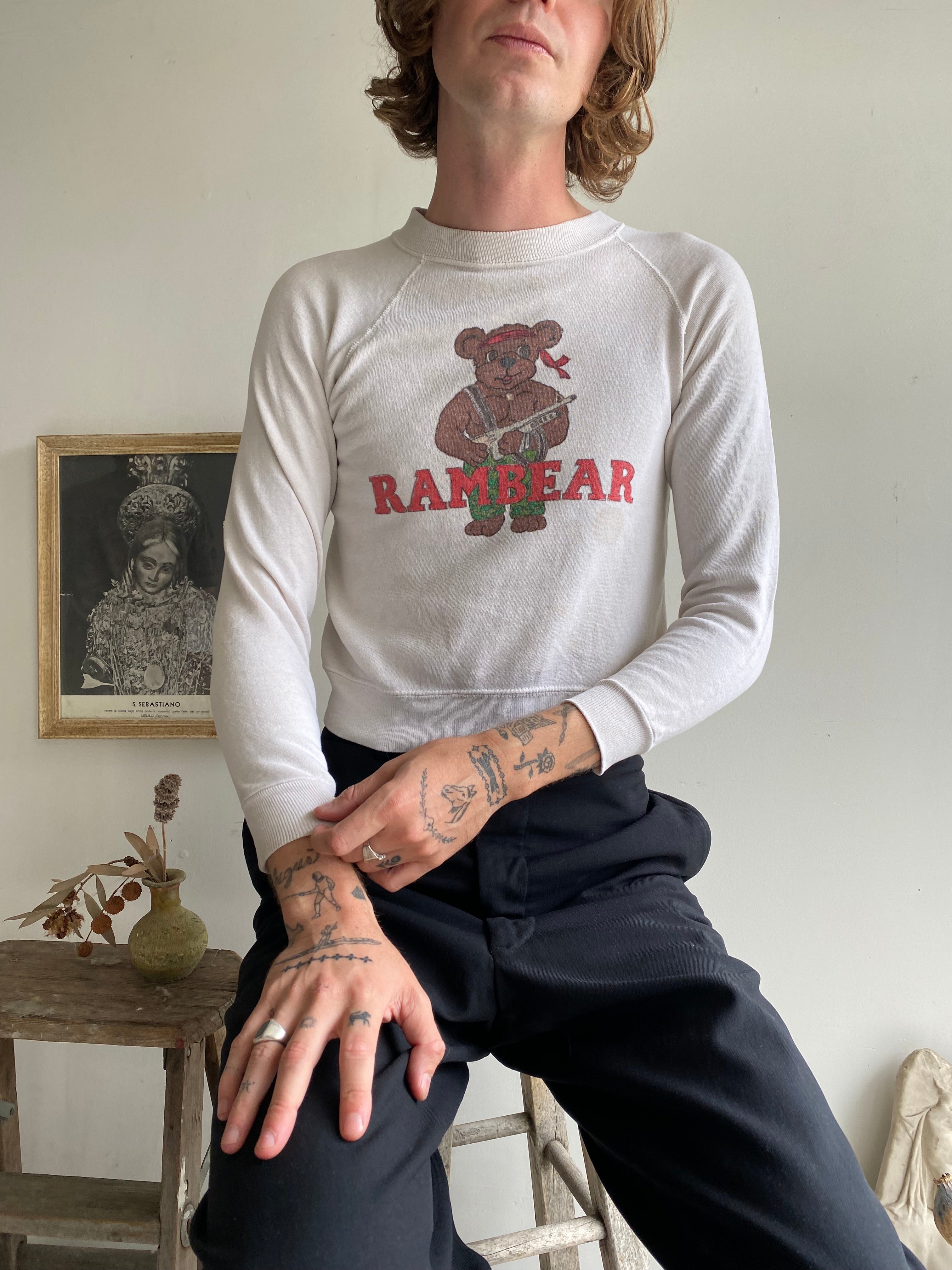 1980s Handmade Rambear Sweatshirt (S)