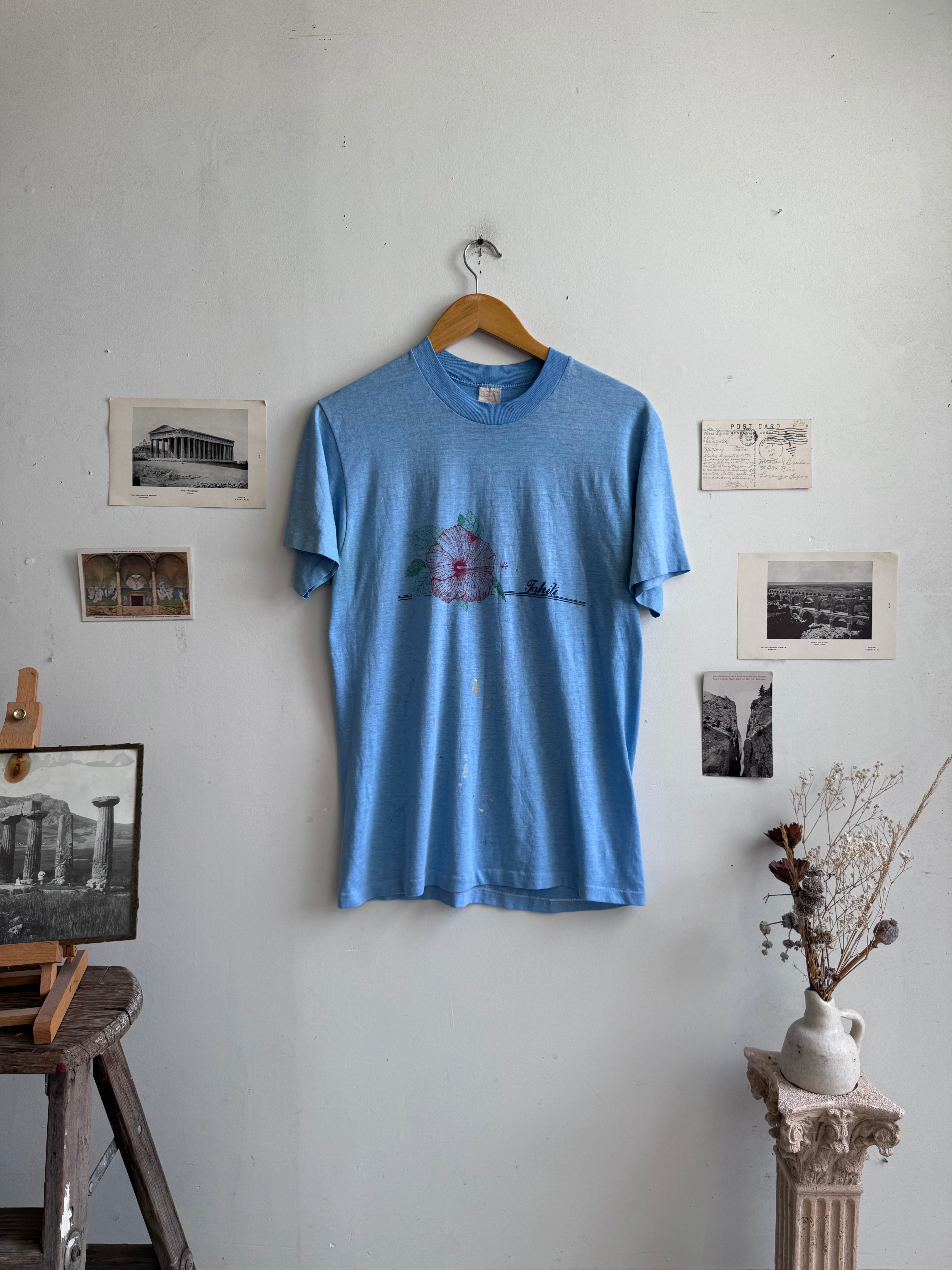 1980s Paper Thin Tahiti T-Shirt (M)