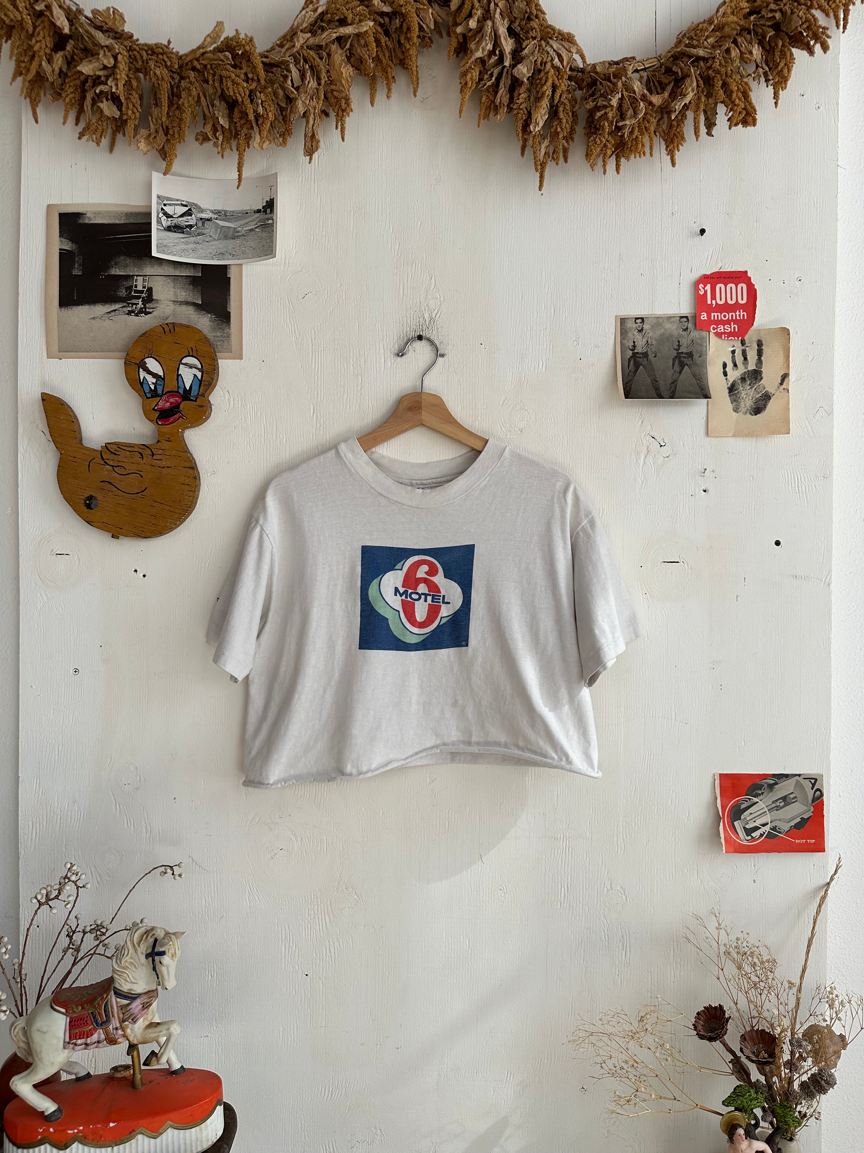 1980s Cropped Motel 6 Tee (Cropped M)