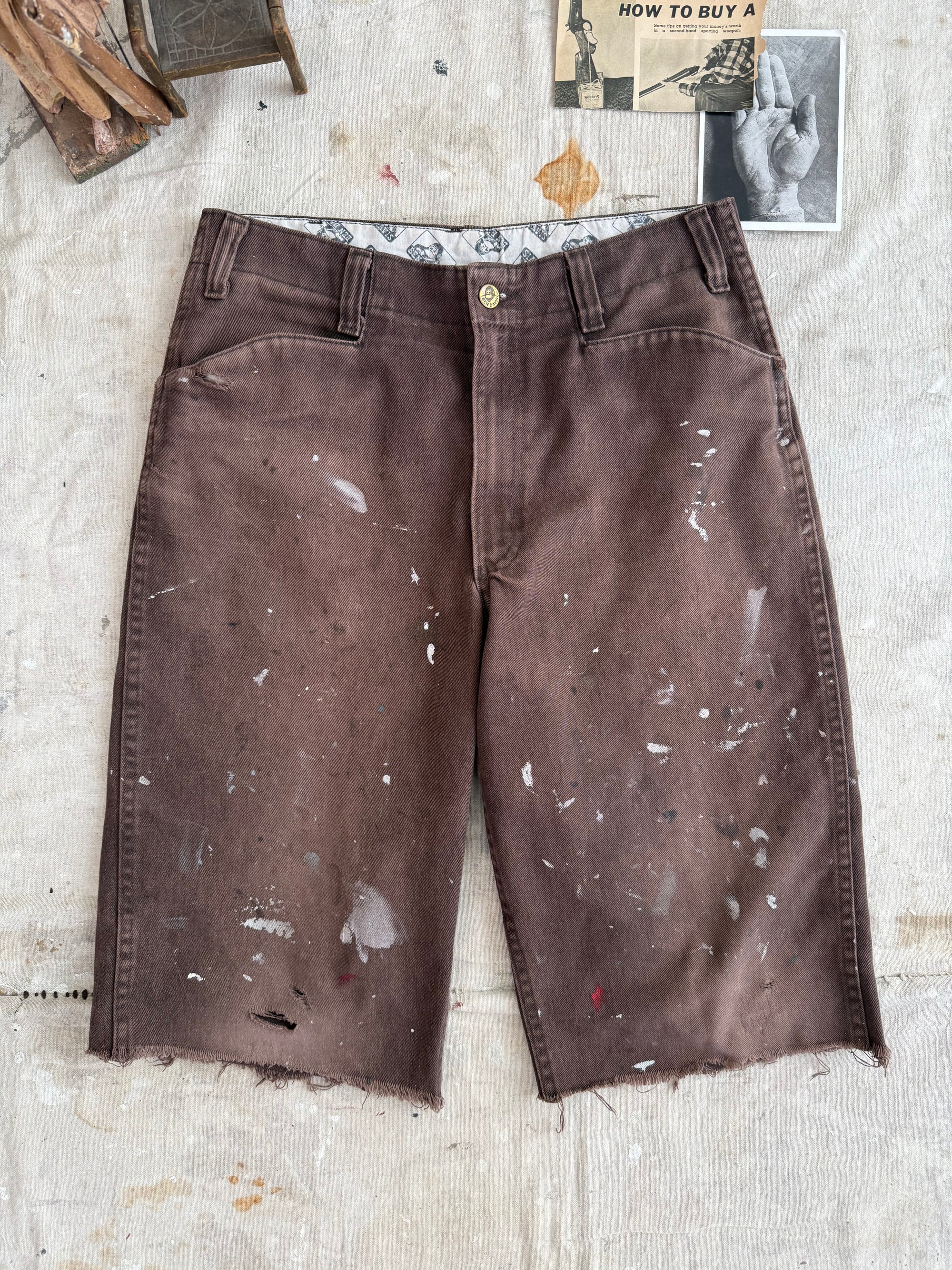 1990s Thrashed Ben Davis Shorts