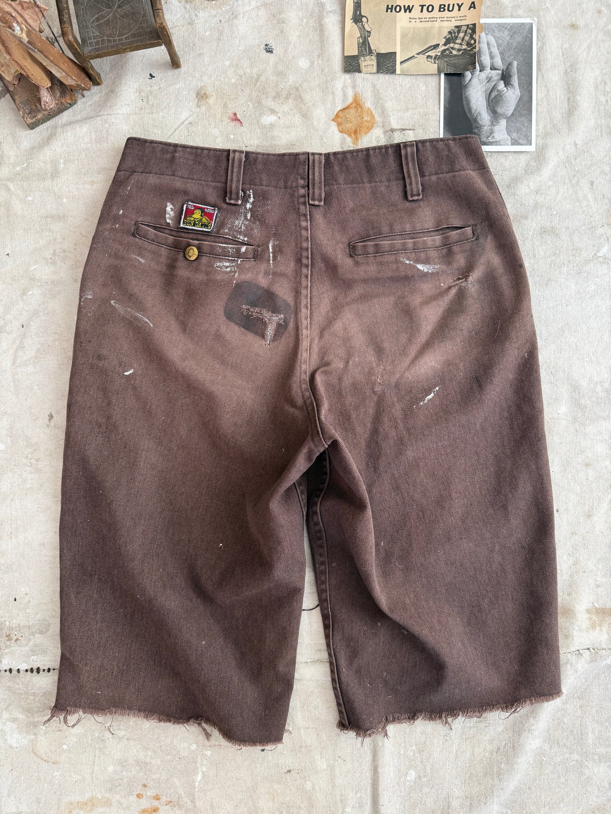 1990s Thrashed Ben Davis Shorts