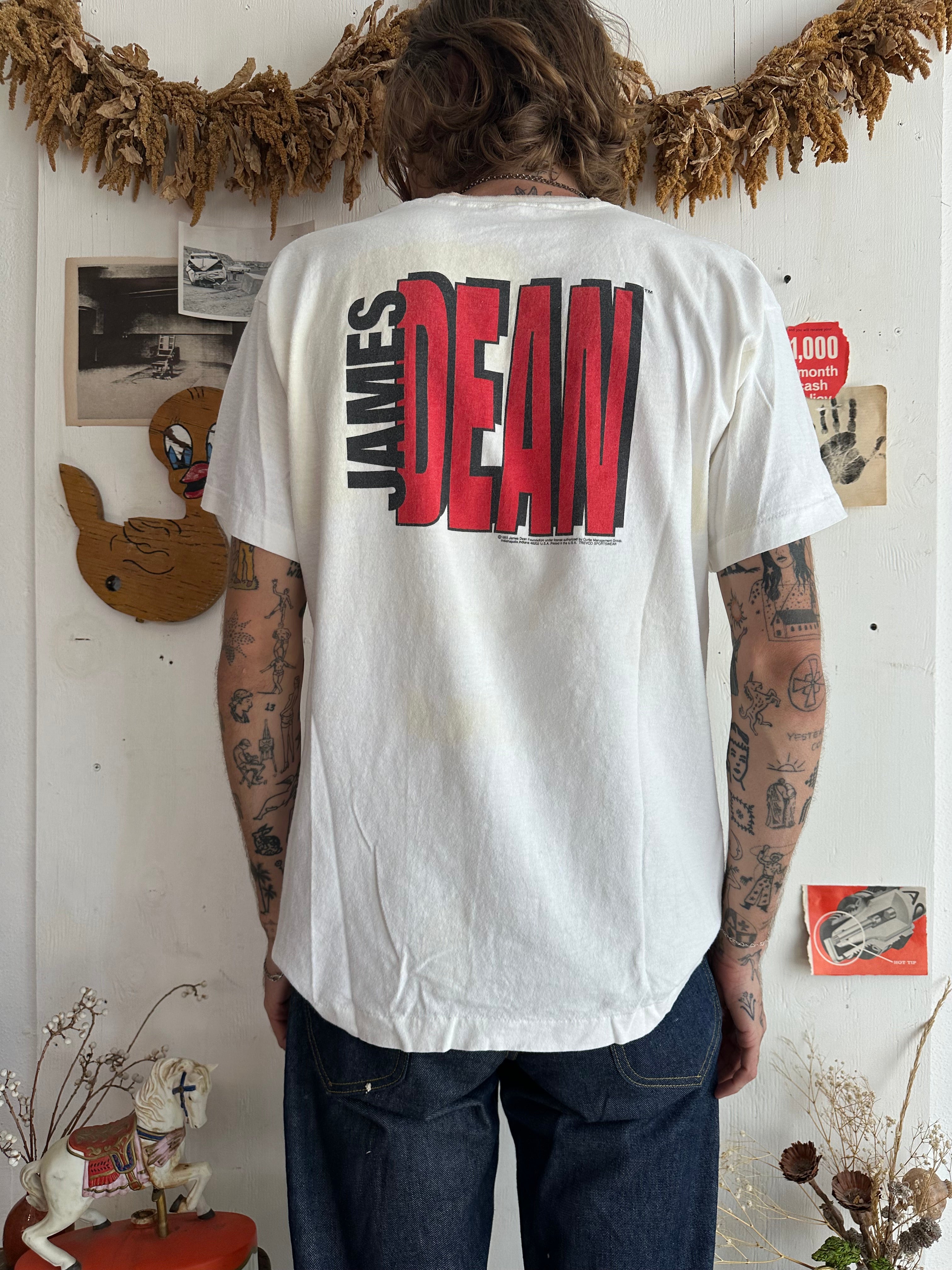 1990s Well Worn James Dean T-Shirt (M/L)