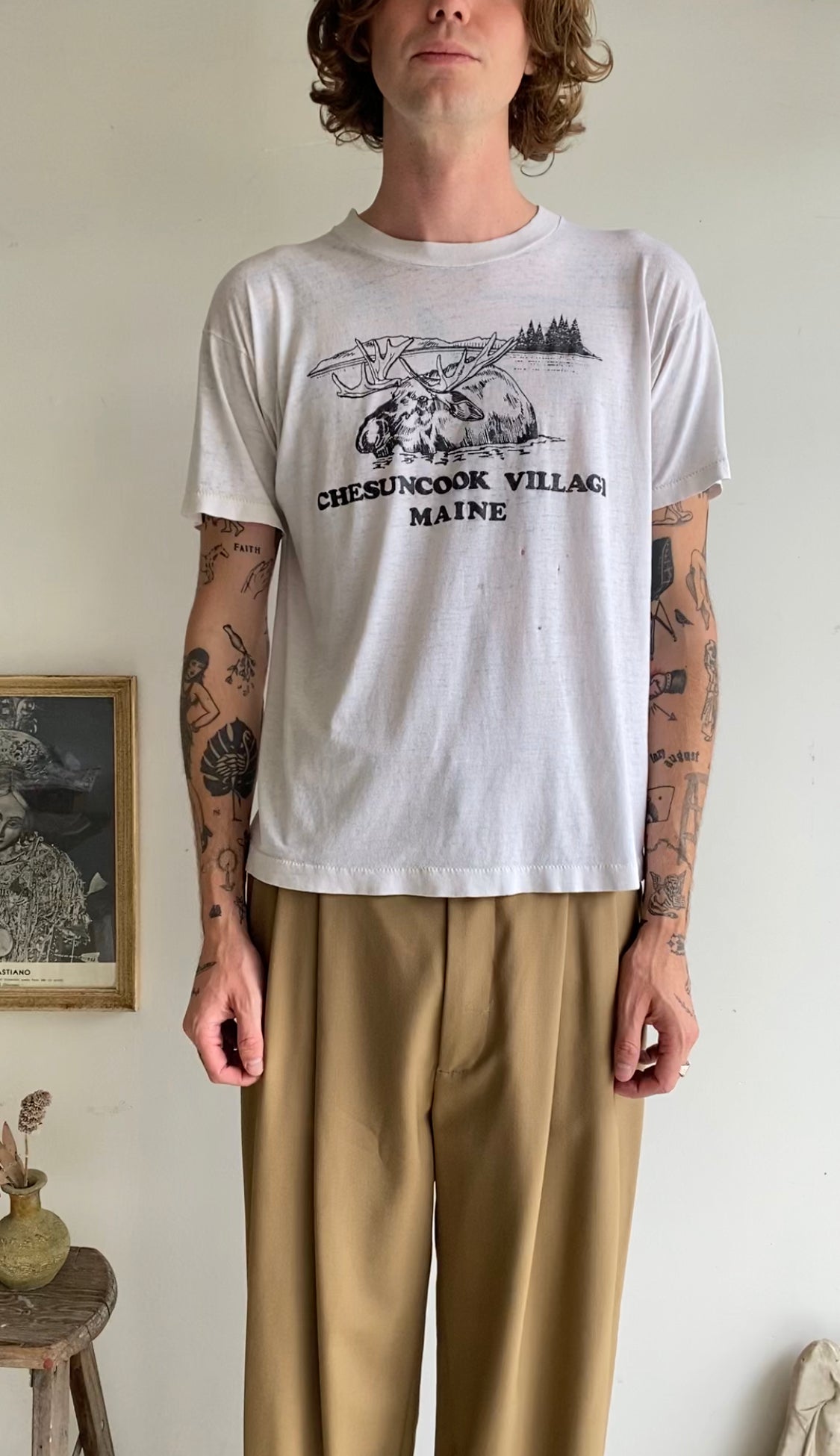 1980s Chesunook Village Tee (Boxy M)