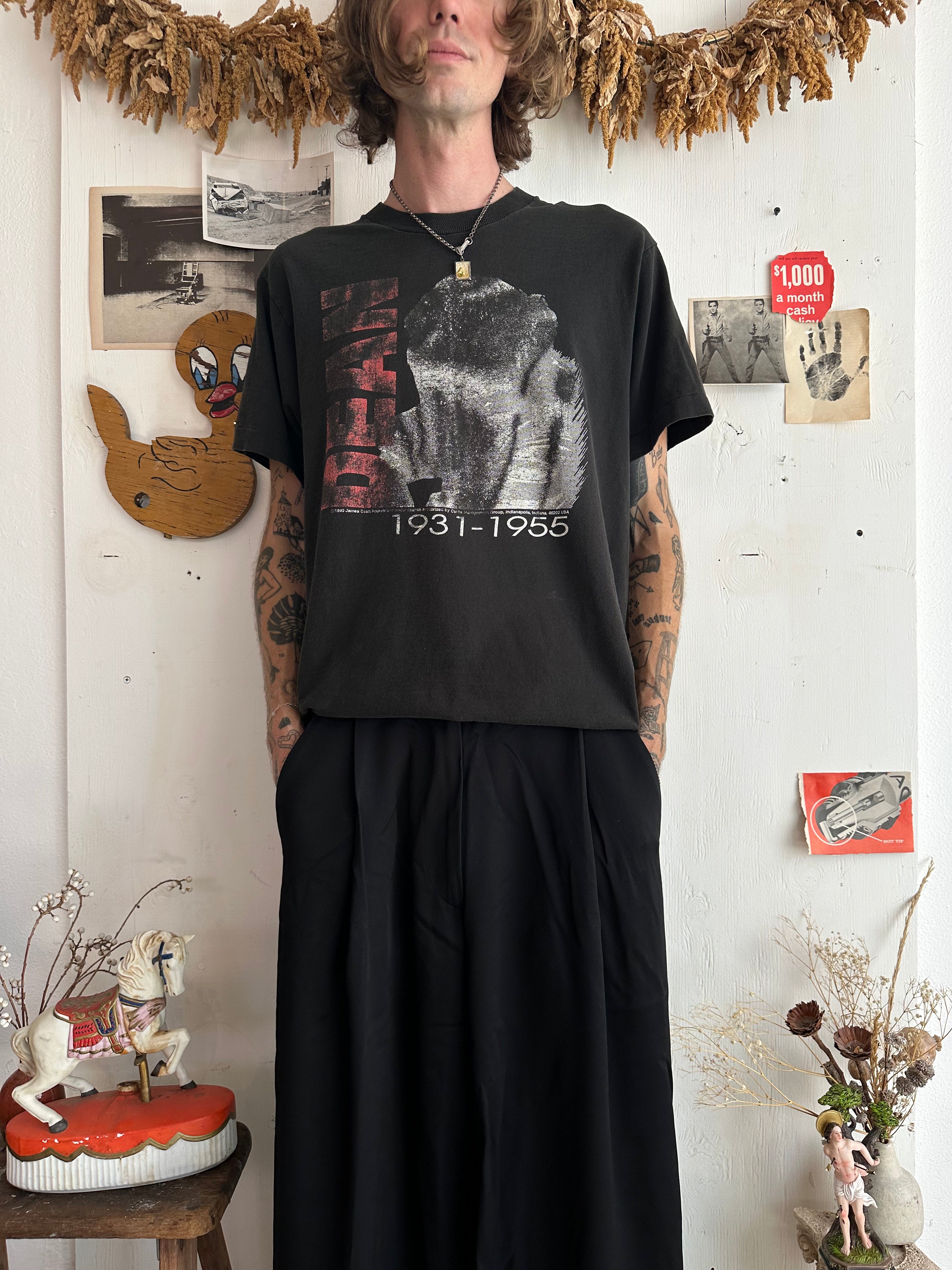 1990s Well Worn James Dean T-Shirt (M/L)