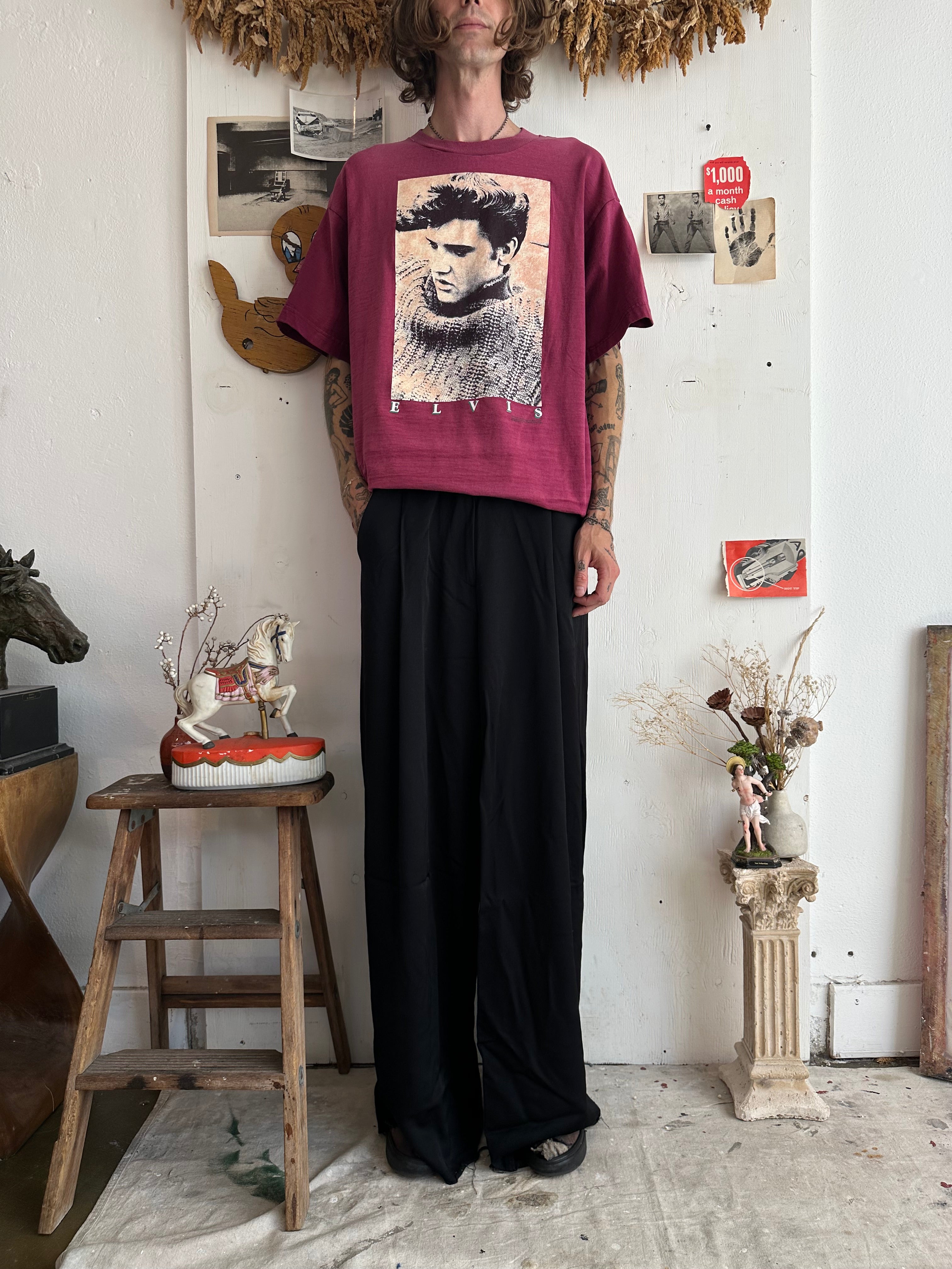 1990s Elvis Portrait Tee (L/XL)