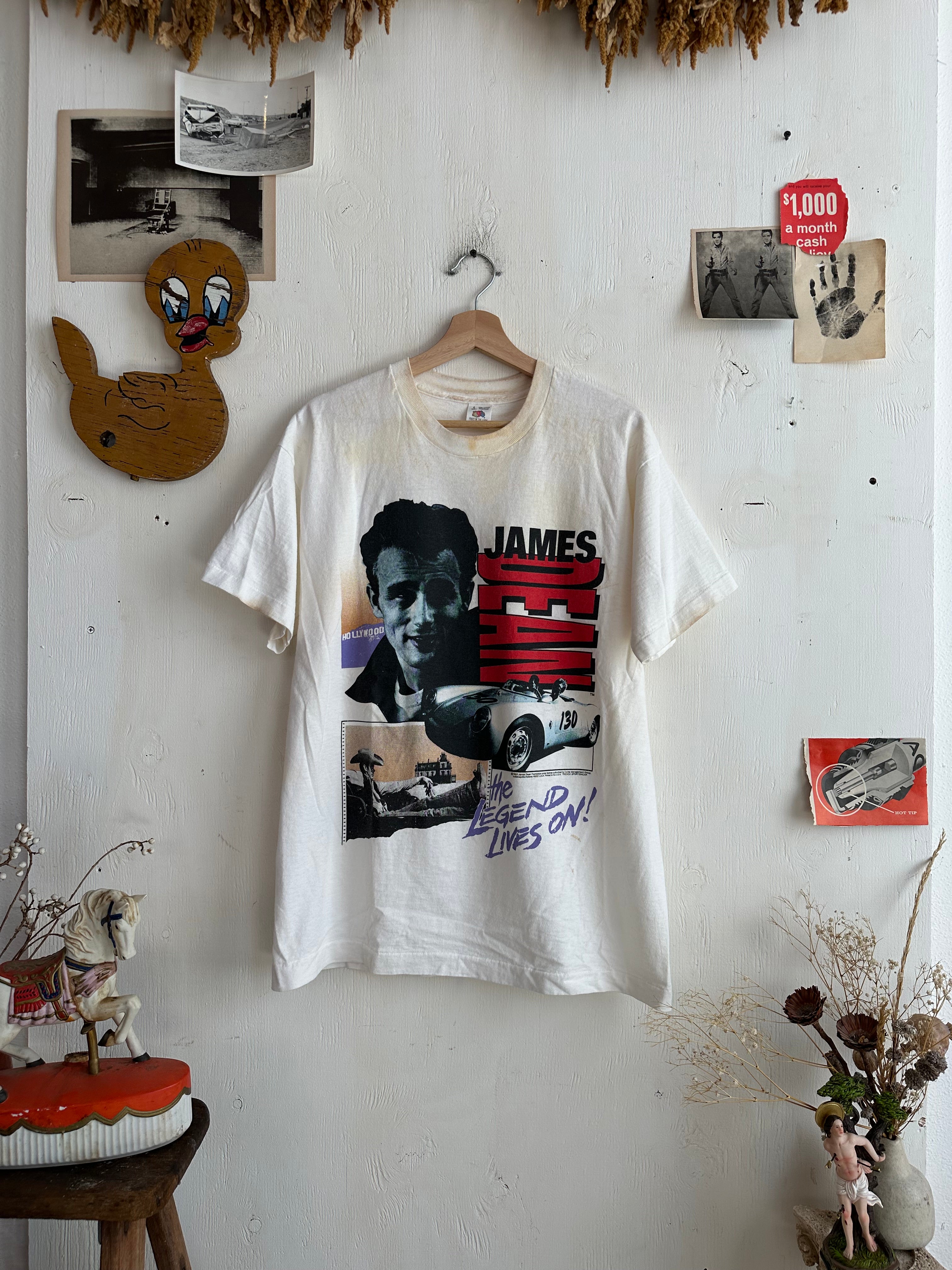 1990s Well Worn James Dean T-Shirt (M/L)