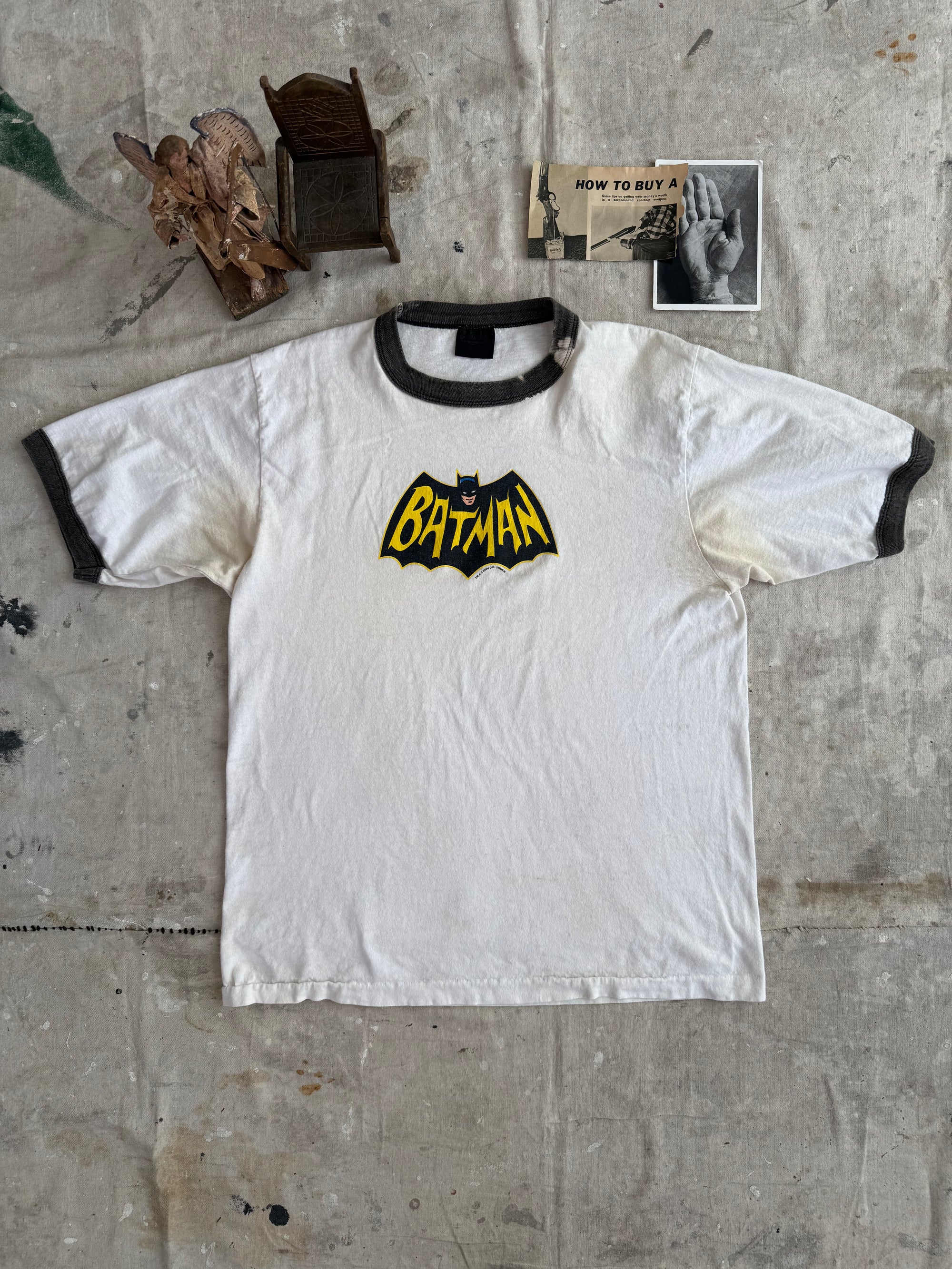 1990s Well Worn Batman Ringer