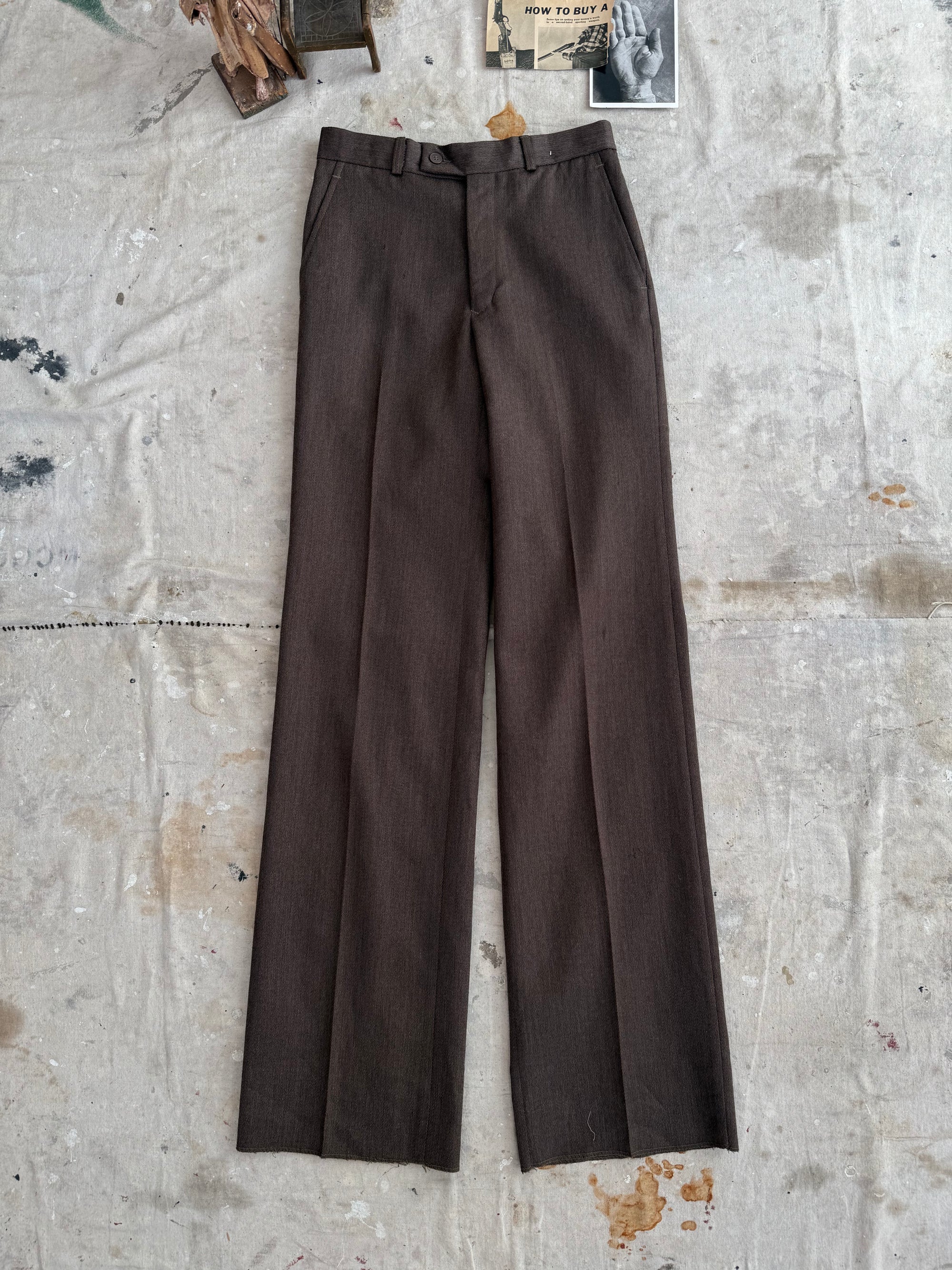 1980s Saint Laurent Wool Trousers