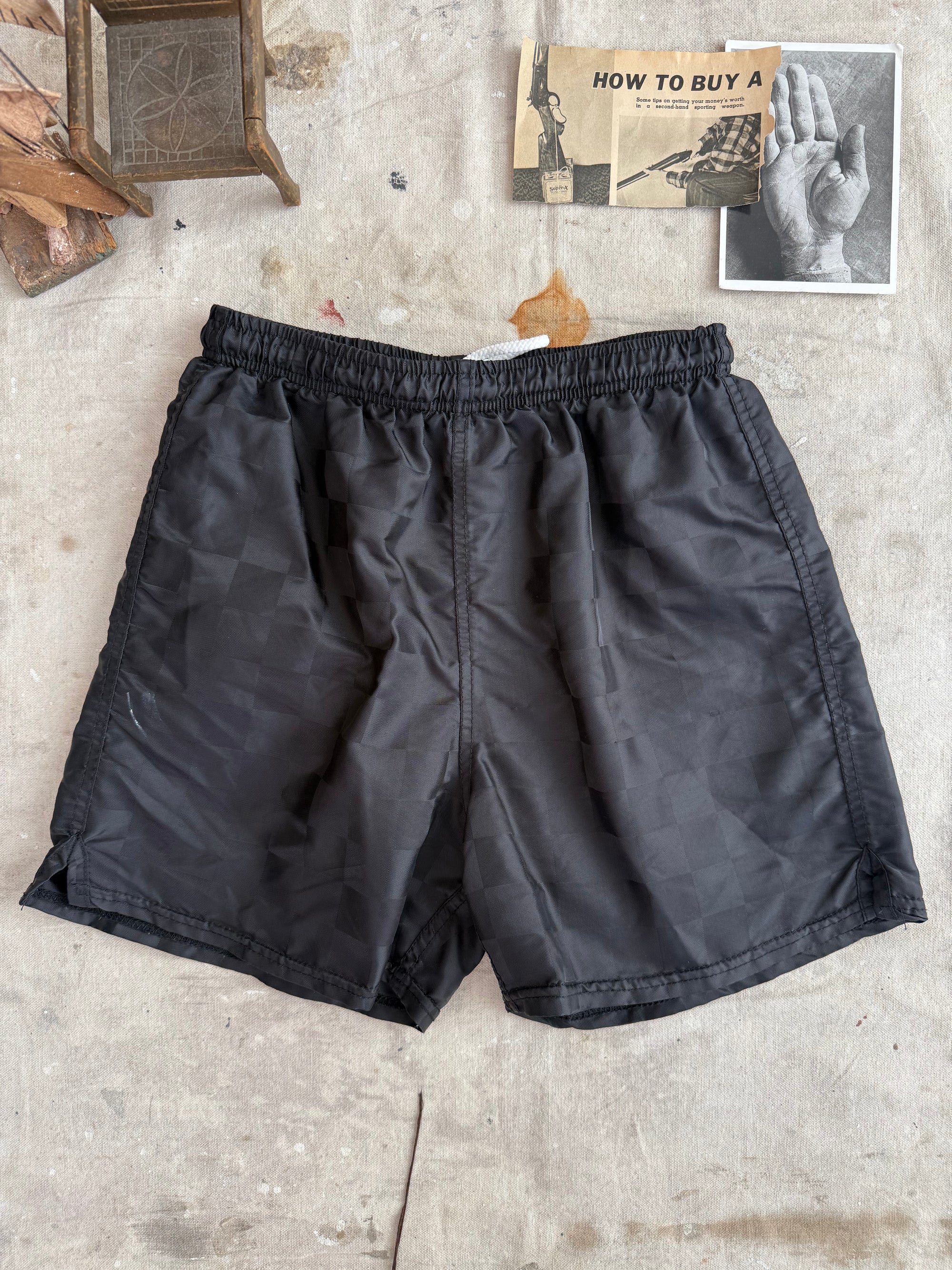 1980s Checker Champion Shorts