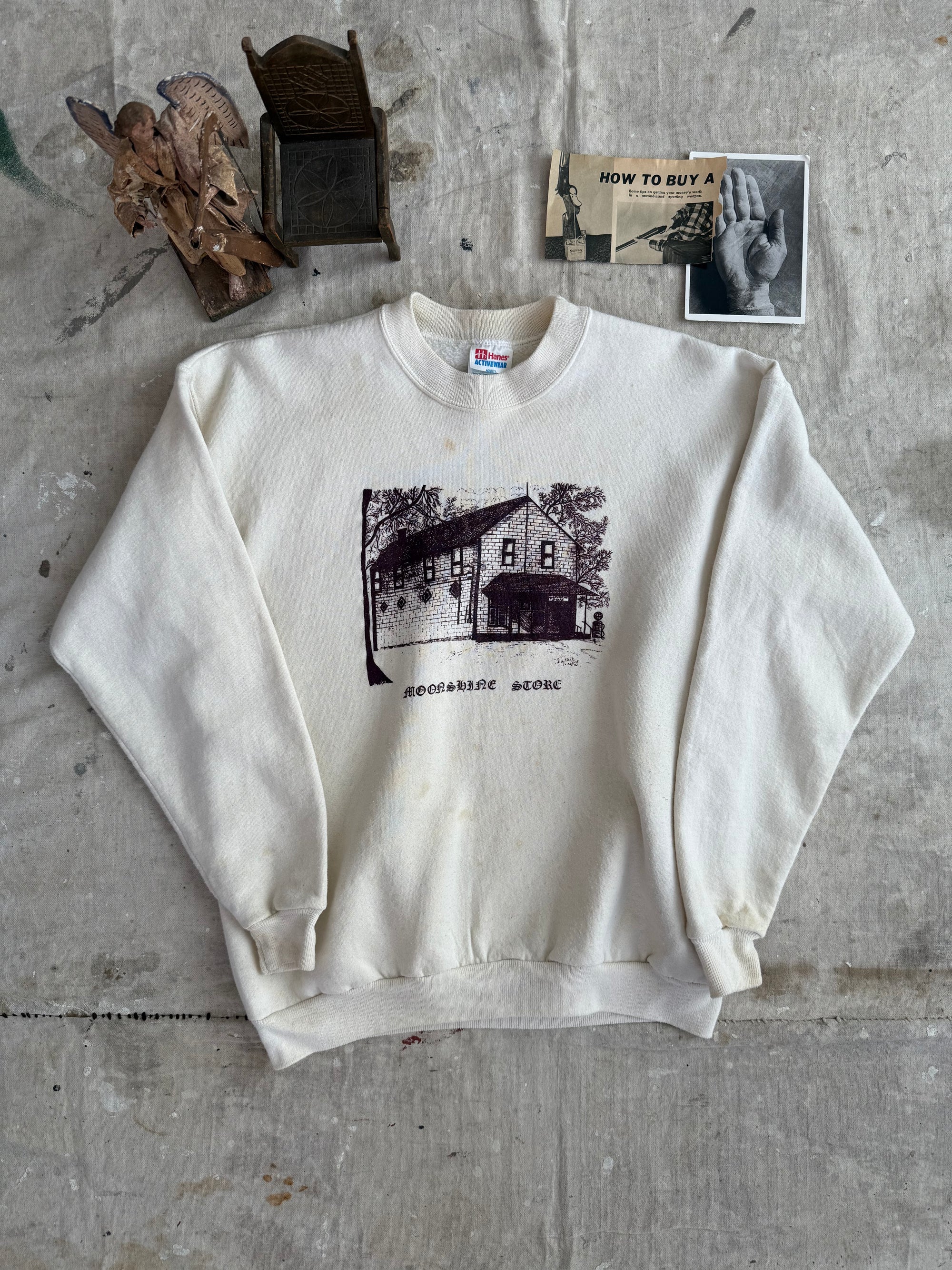 1980s Well Worn Moonshine Store Sweatshirt
