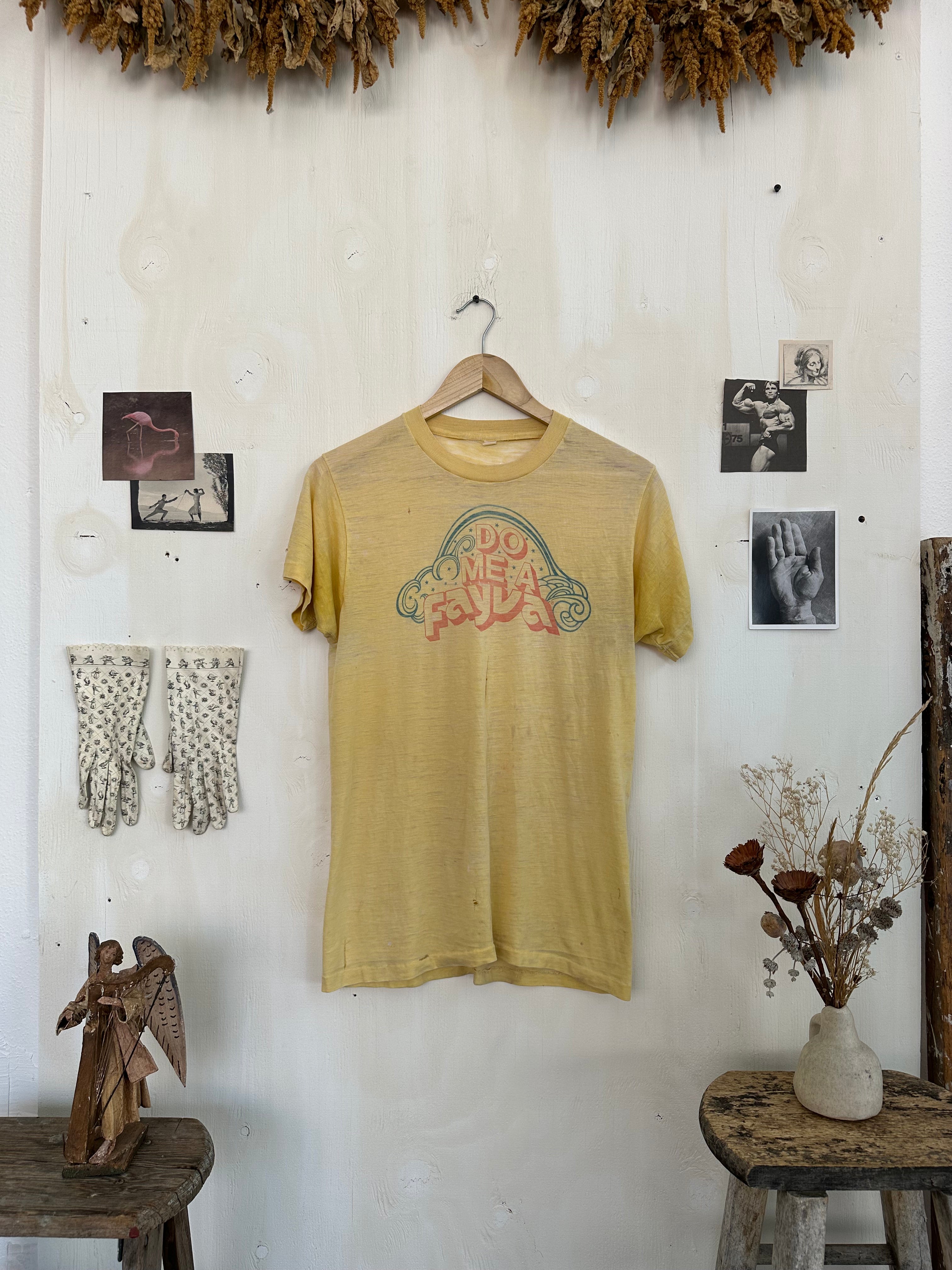 1970s Paper Thin “Do Me A Fayva” Tee (M)
