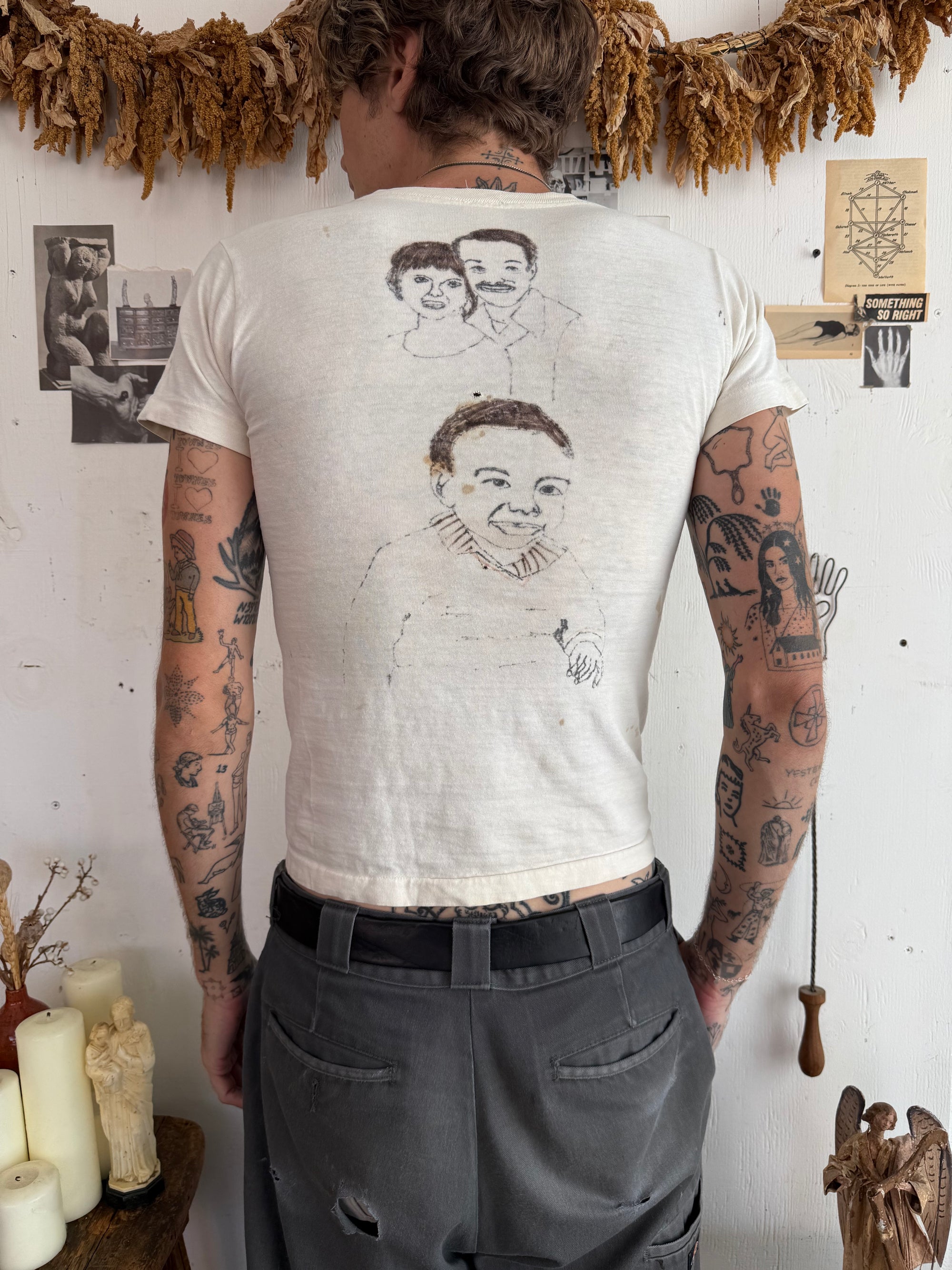 1960s Hand drawn Fullbright School Tee