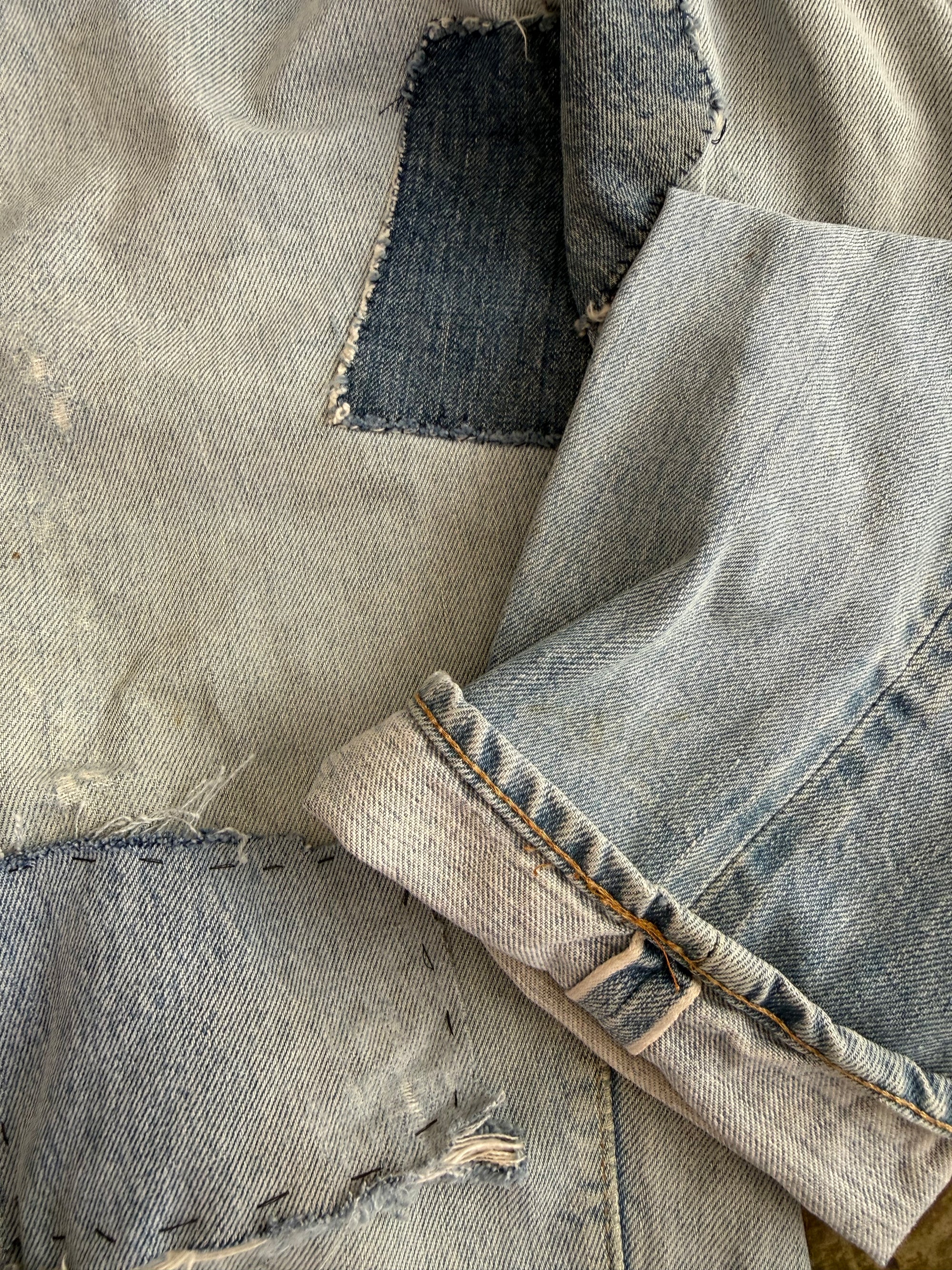 1980s Thrashed and Patched Levi’s Selvedge 505s