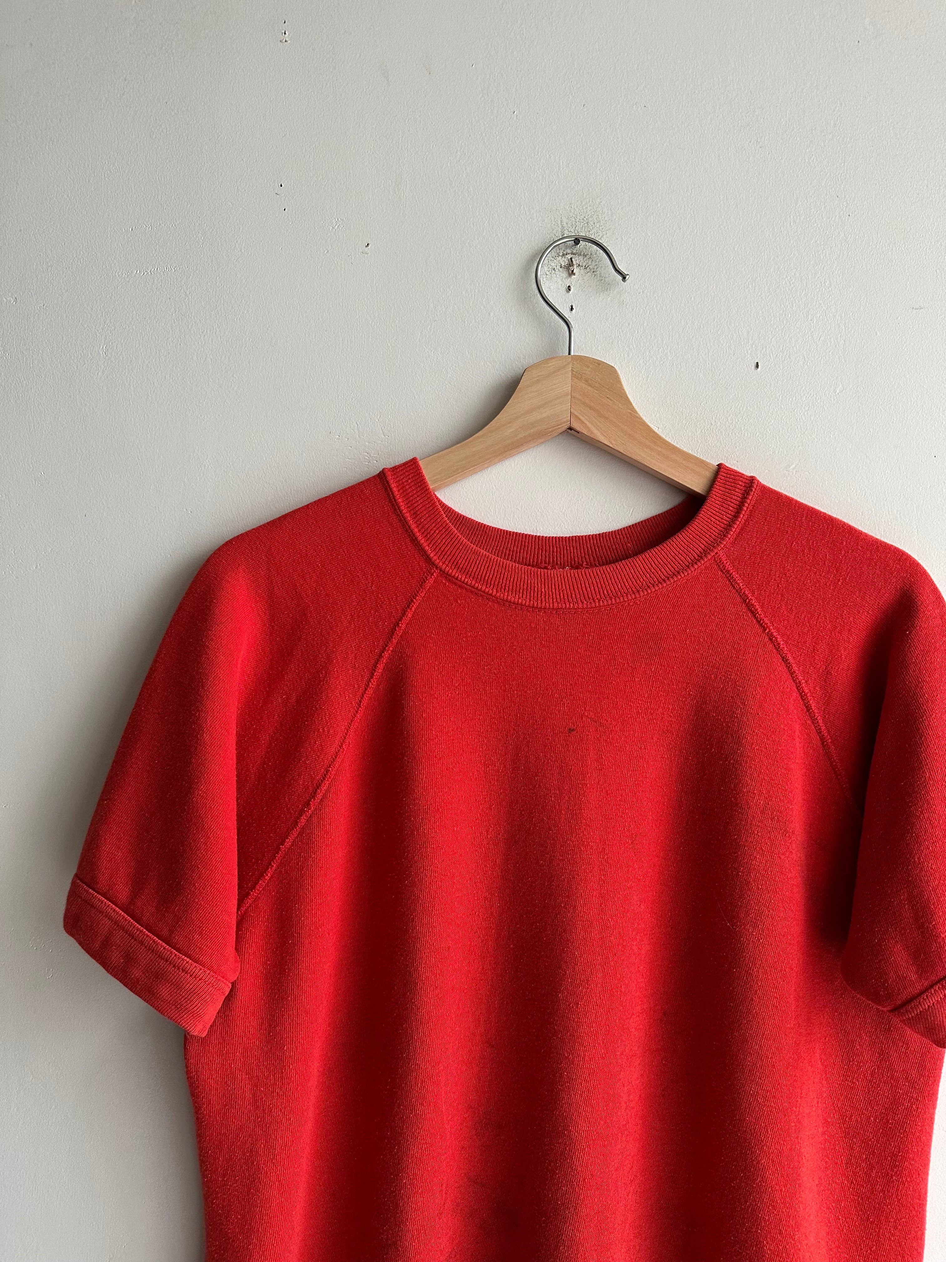 1960s Well-Worn Red Sweatshirt (M)