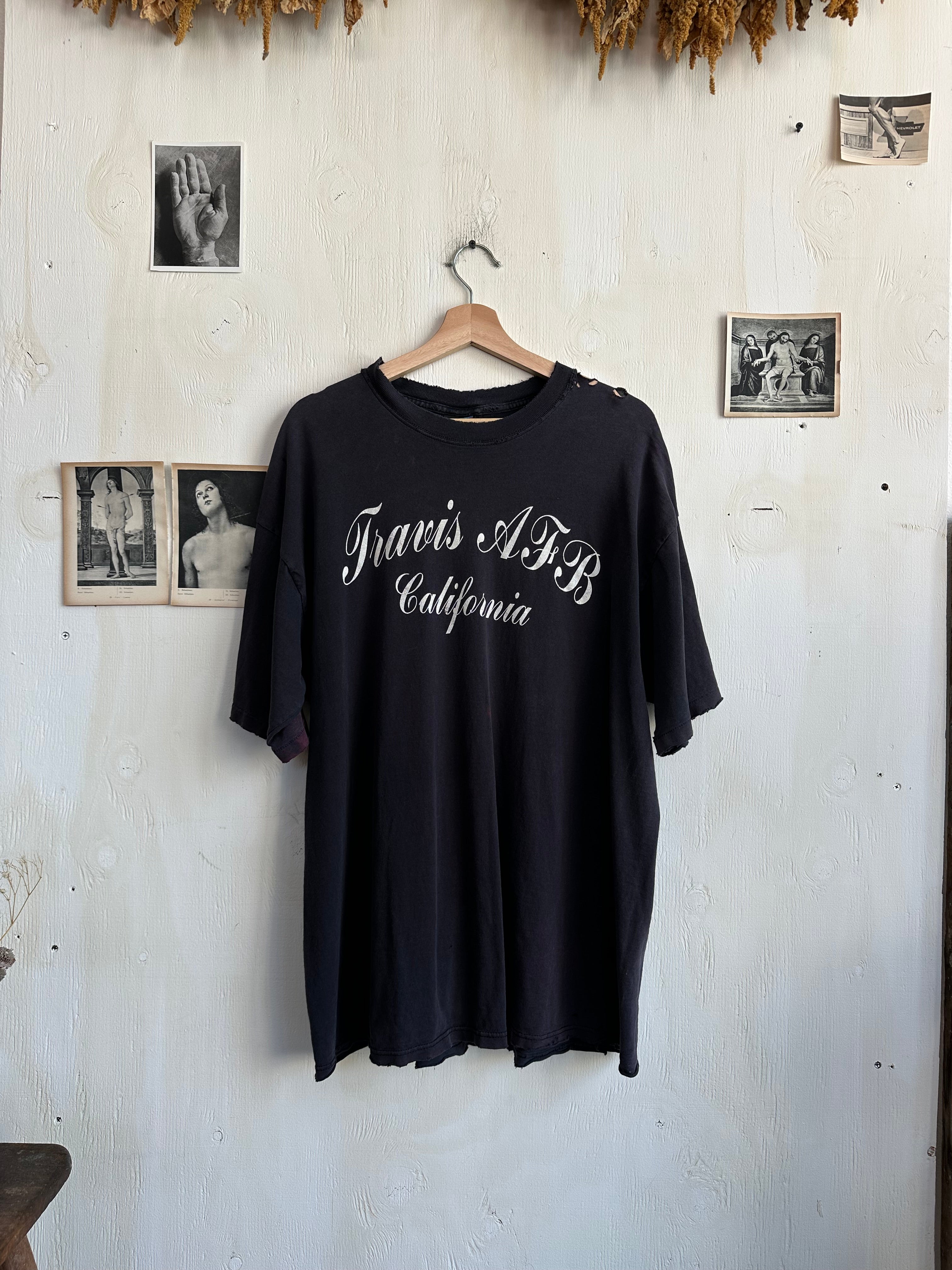 1990s Thrashed Travis AFB Tee (Boxy XXL)