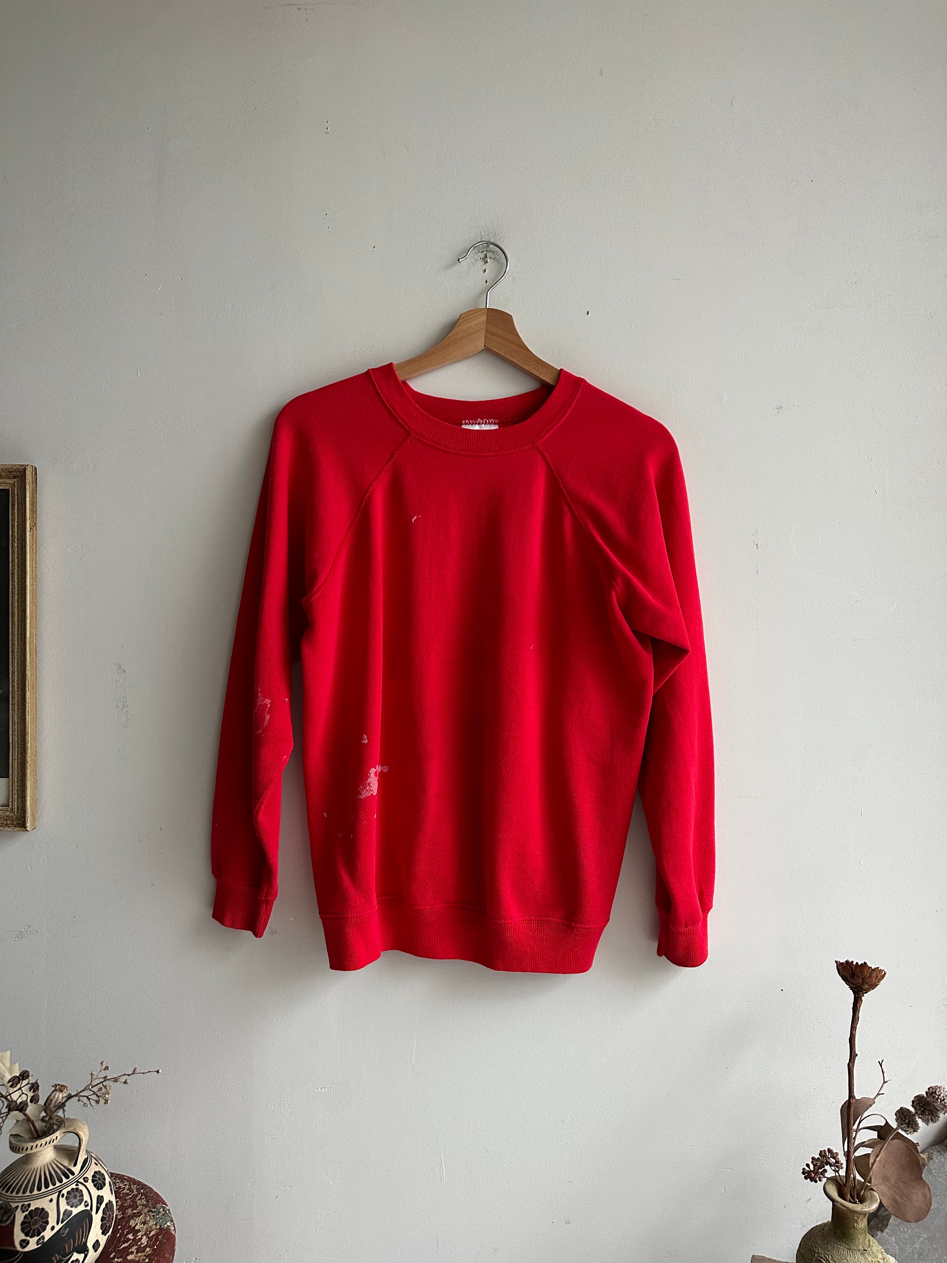 1990s Red Hanes Her Way Sweatshirt (M)