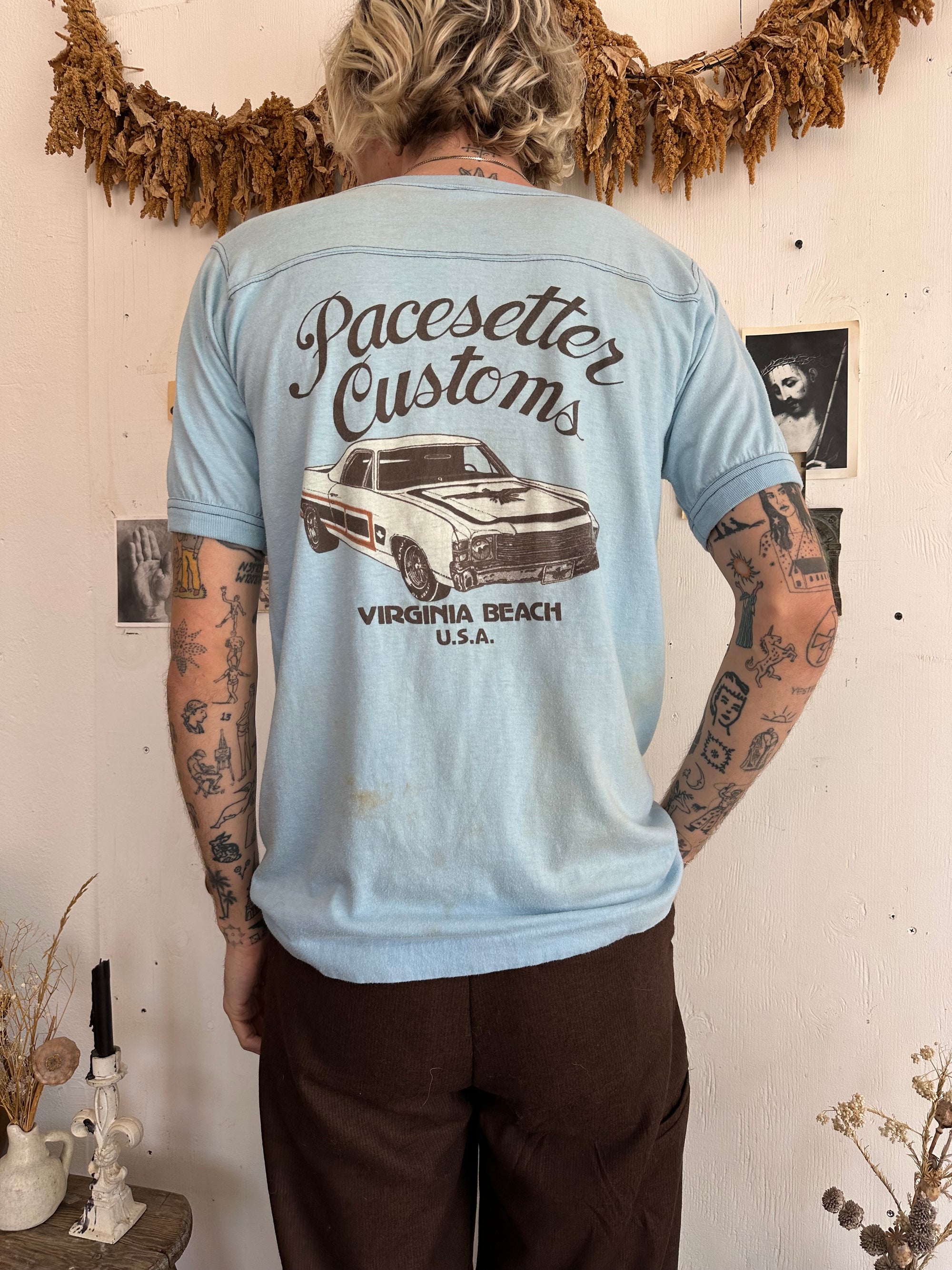 1970s Well Worn Pacesetter Customs Tee
