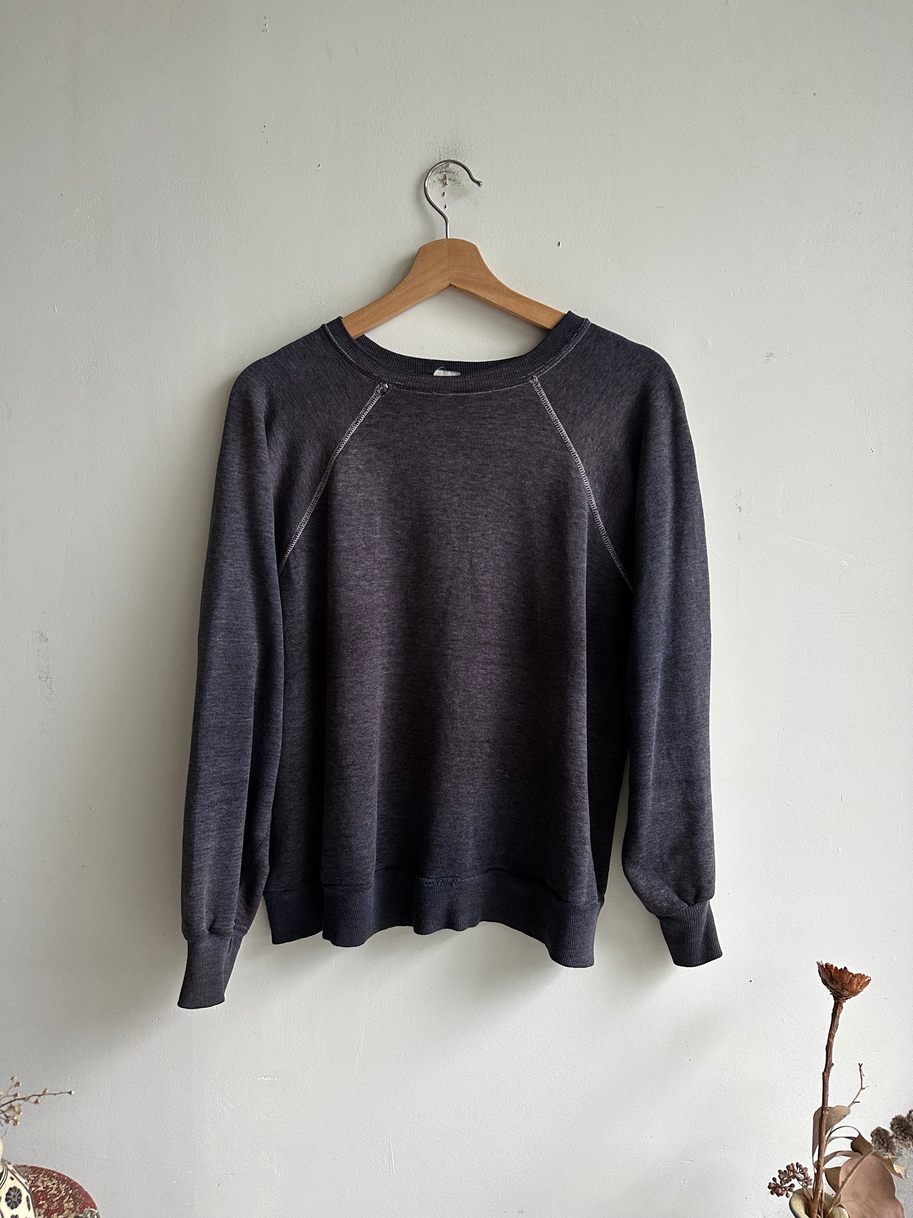 1970s Sunfaded Gray Sweatshirt (S)