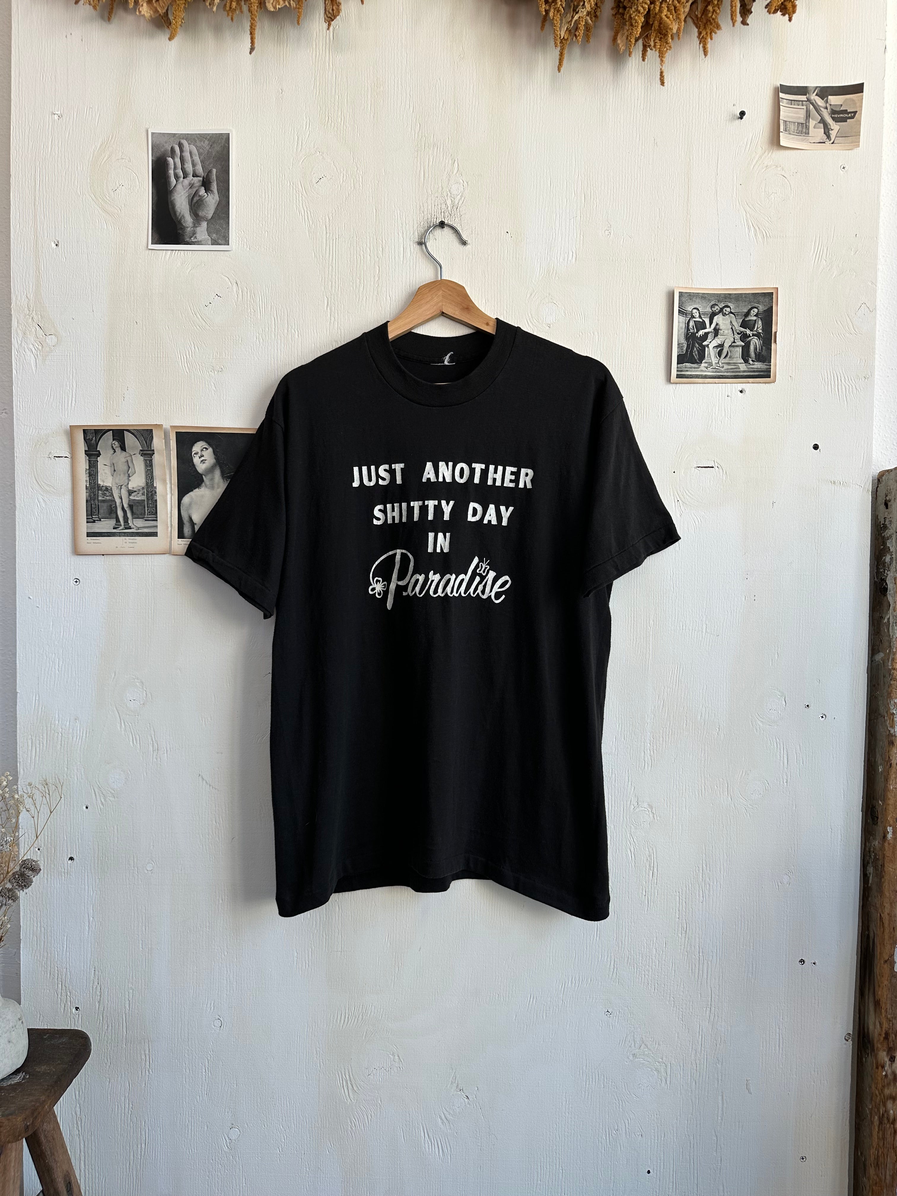 1980s Just Another Shitty Day In Paradise Tee (Boxy L)