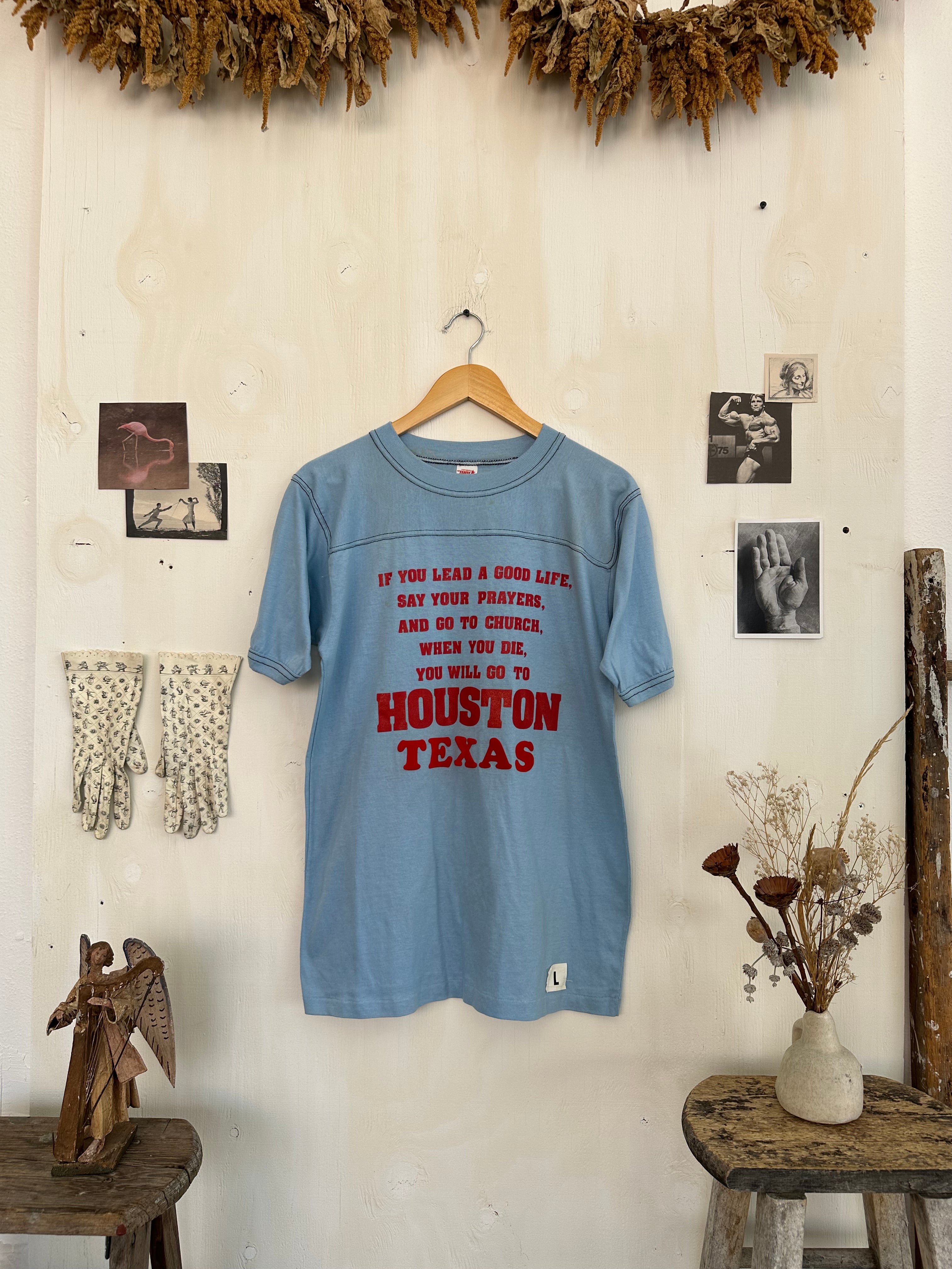 1980s Houston Texas Heaven Athletic Tee (M/L)