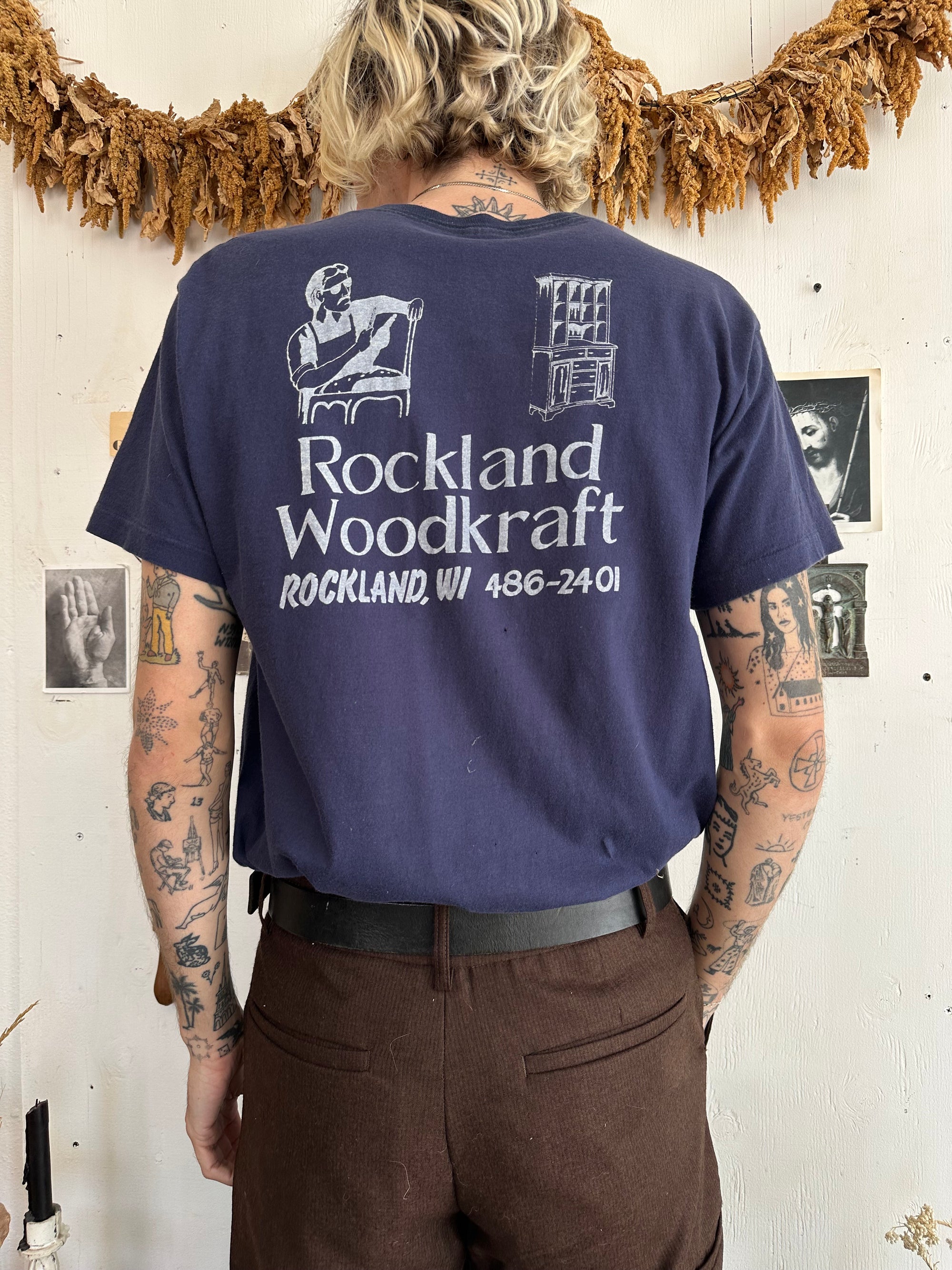 1980s Rockland Woodkraft Pocket Tee