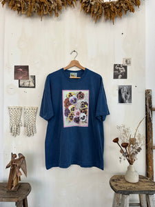 1990s Pansies T-Shirt (XXL)