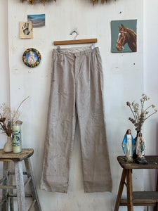 1940s Thrashed/Repaired Seersucker Trousers (31/33)