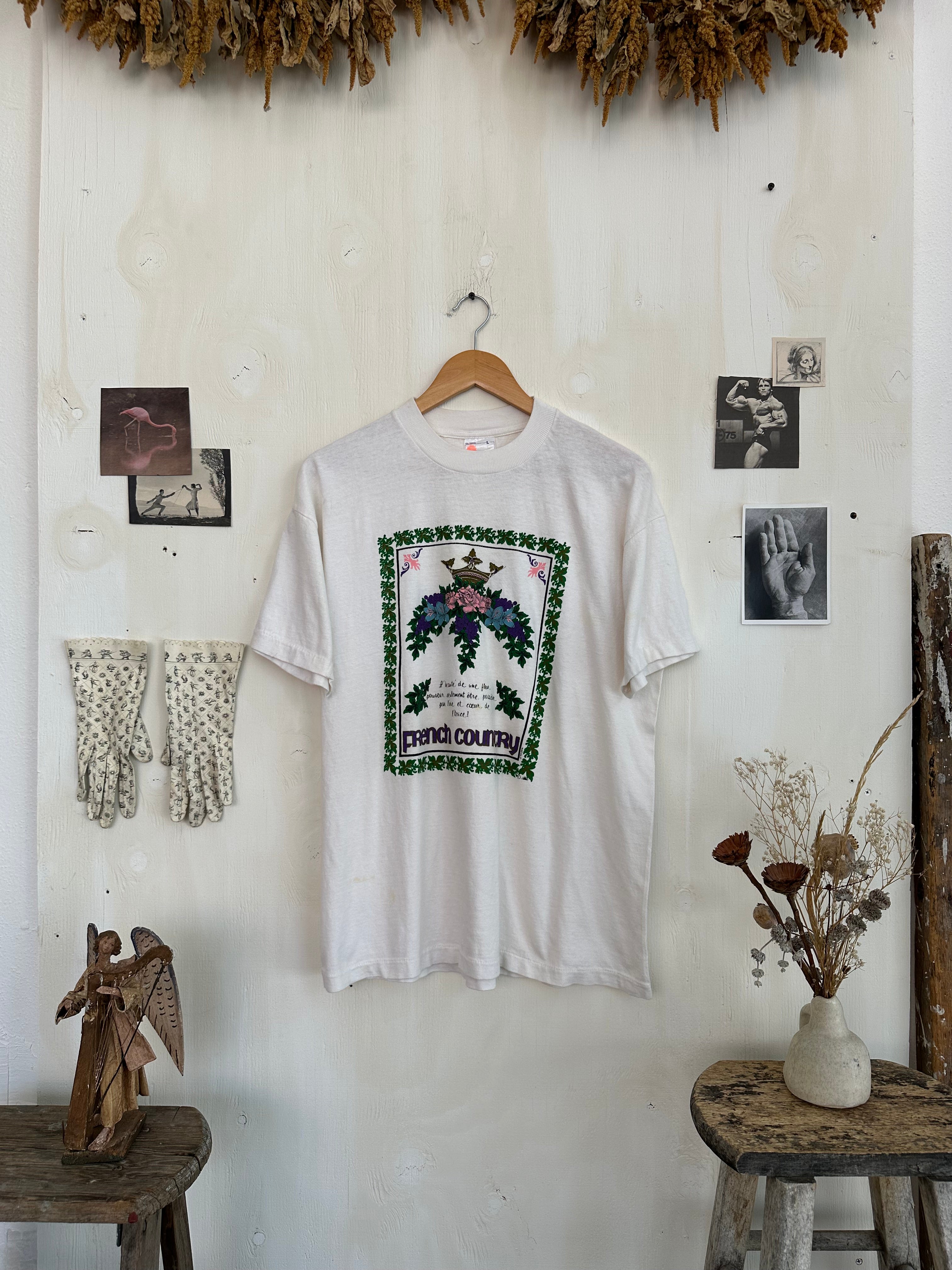 1980s French Country T-Shirt (L/XL)