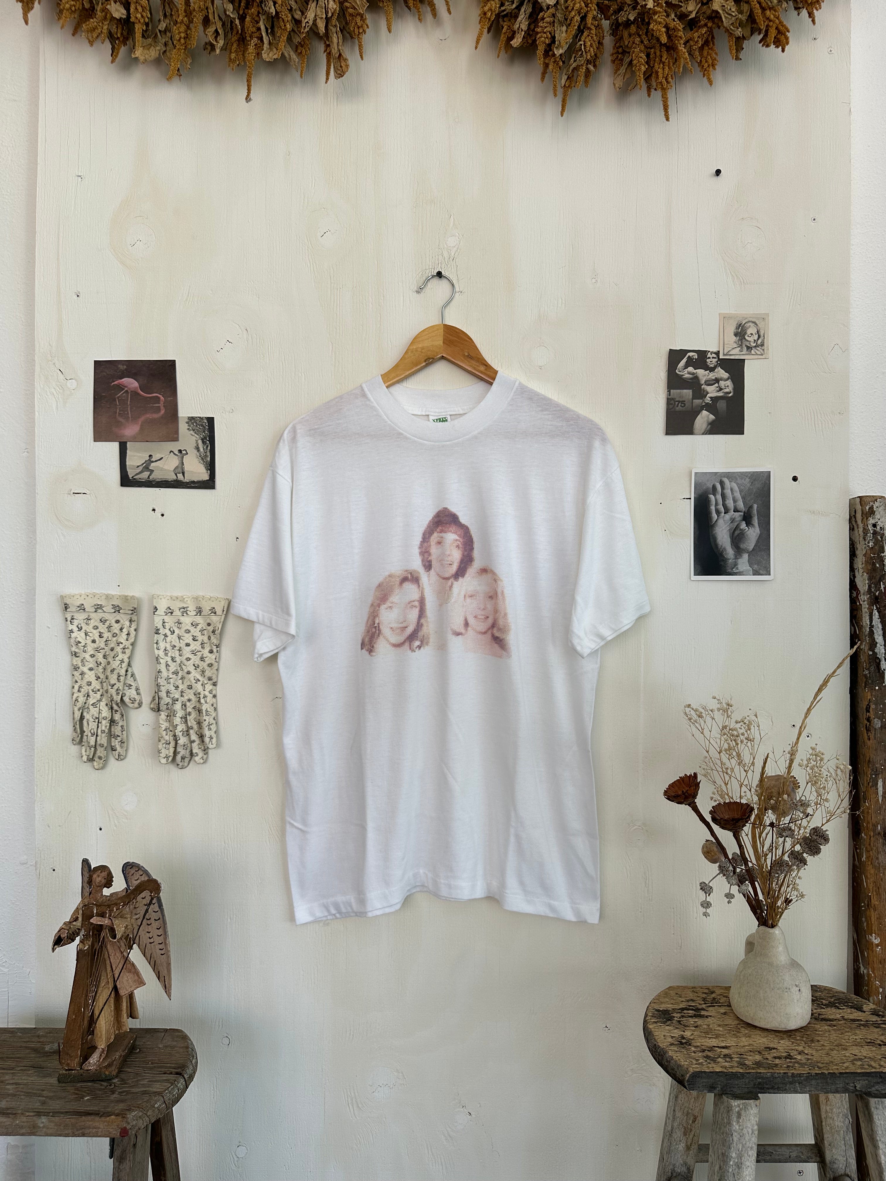 1980s Home Made Woman’s Portrait Tee (L)