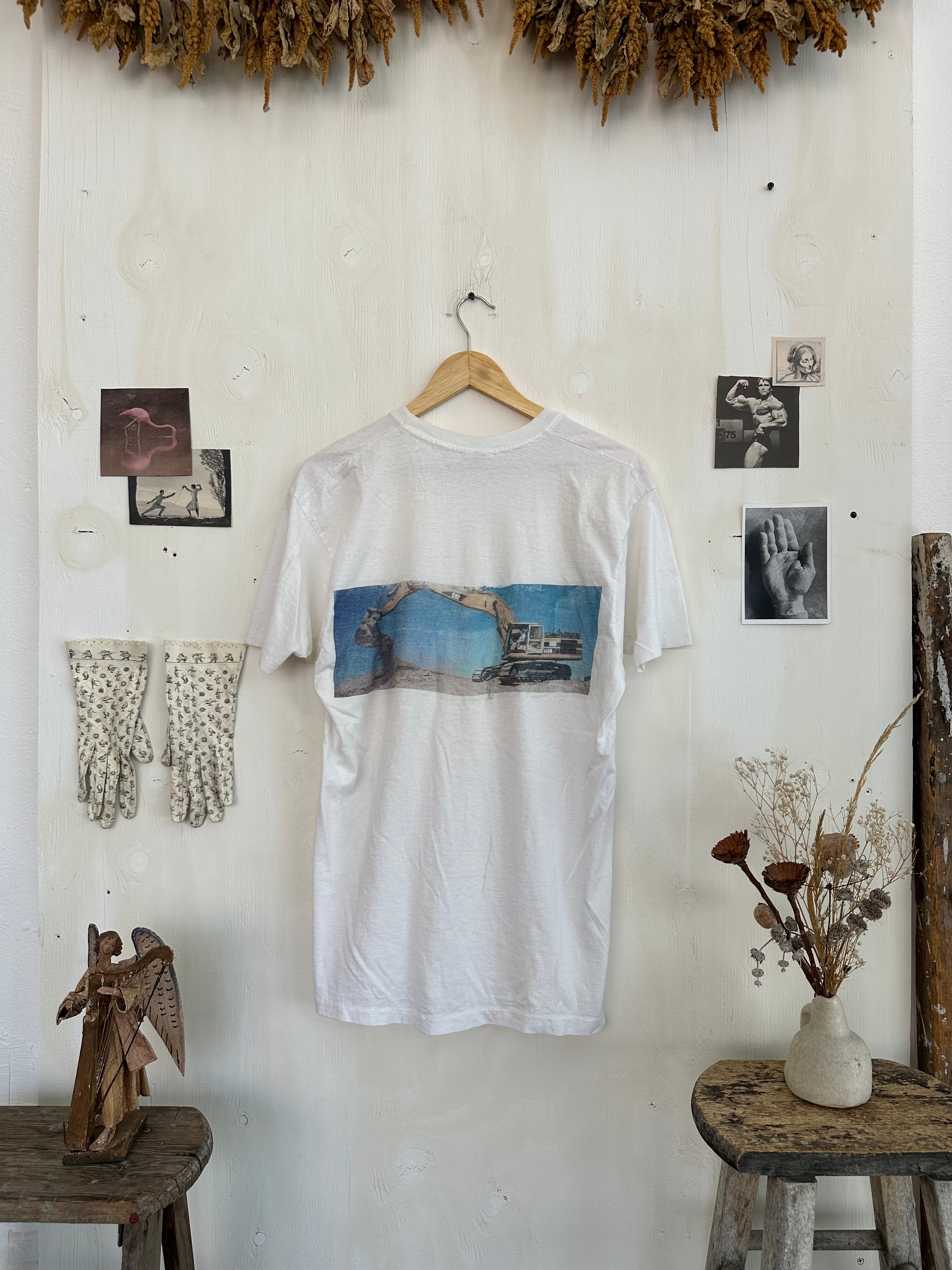 1990s Faded CAT Excavator Tee (L)