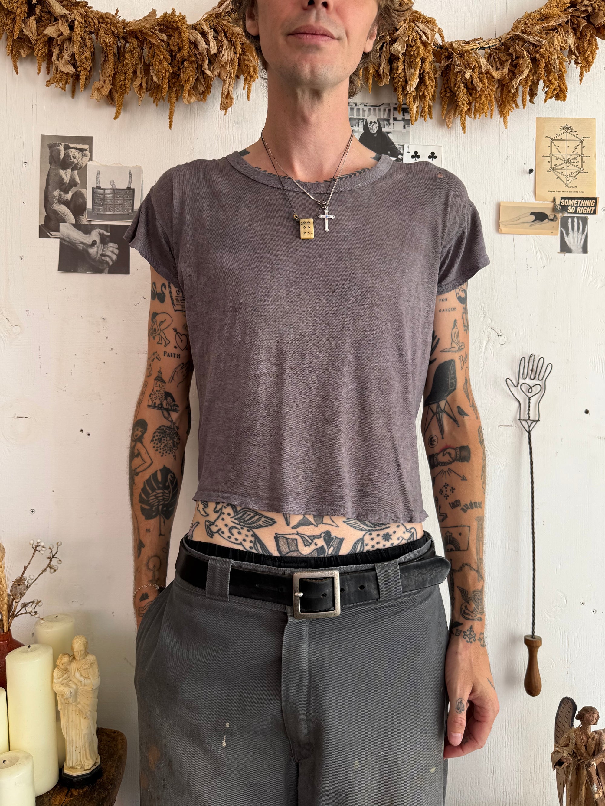 1940s Perfect Overdyed T-Shirt
