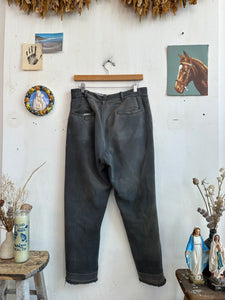 1950s Thrashed Heavy Whipcord Trousers (33/27)