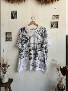 1990s Made In USA Express All-Over Print Tee (Boxy XL)